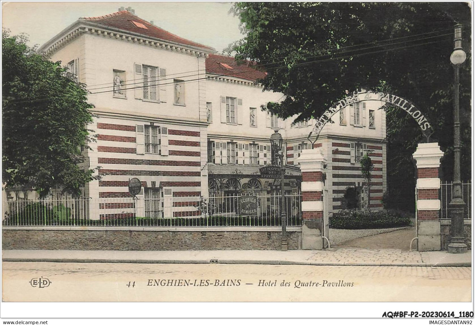 AQ#BFP2-95 -0588 - ENGHEIN-LES-BAINS - Hôtel Des 4 Pavillons - Enghien Les Bains