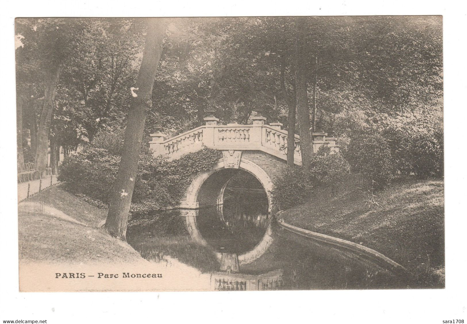 75 PARIS, Parc Monceau. - Parks, Gärten