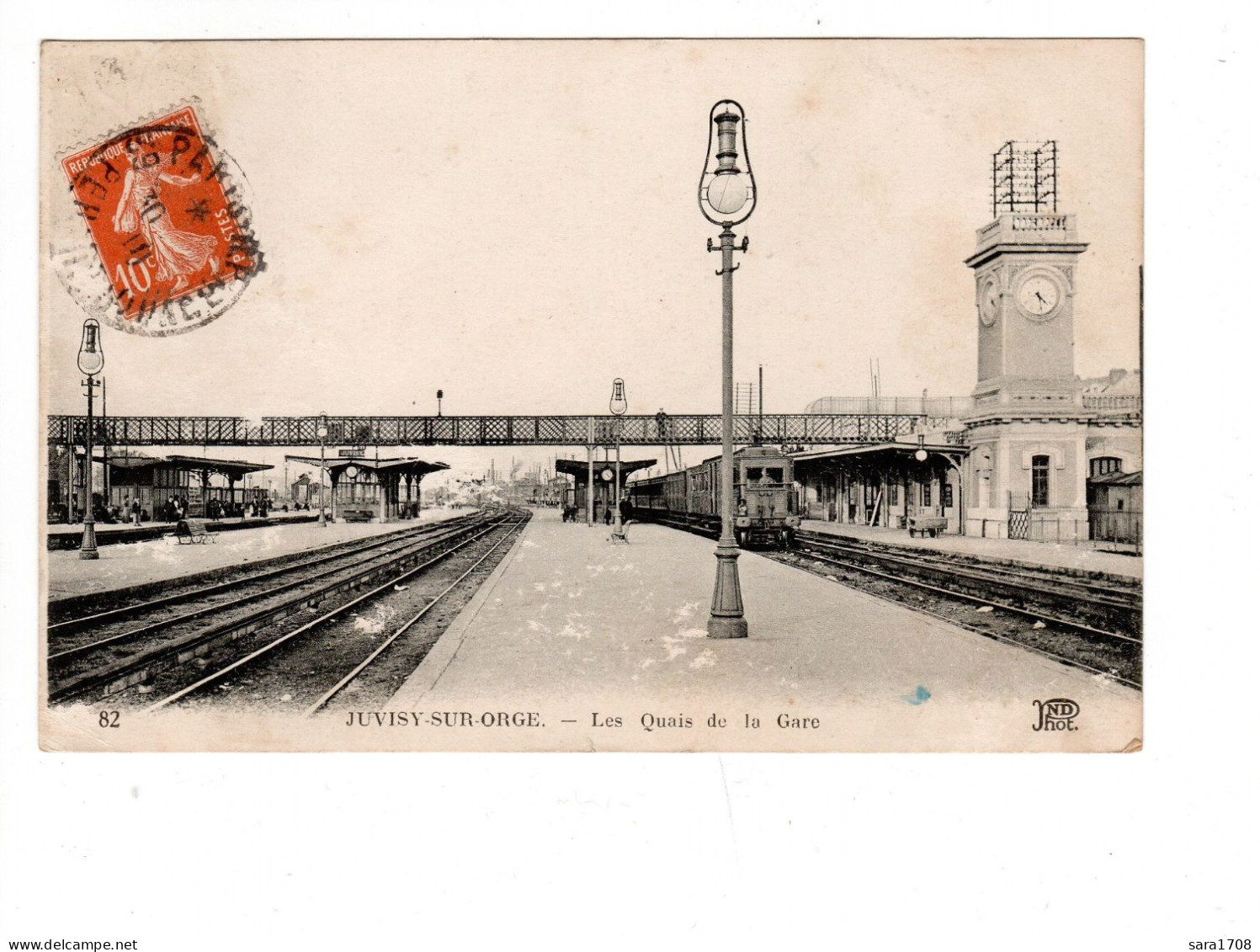 91 JUVISY Sur ORGE, Les Quais De La Gare. - Juvisy-sur-Orge