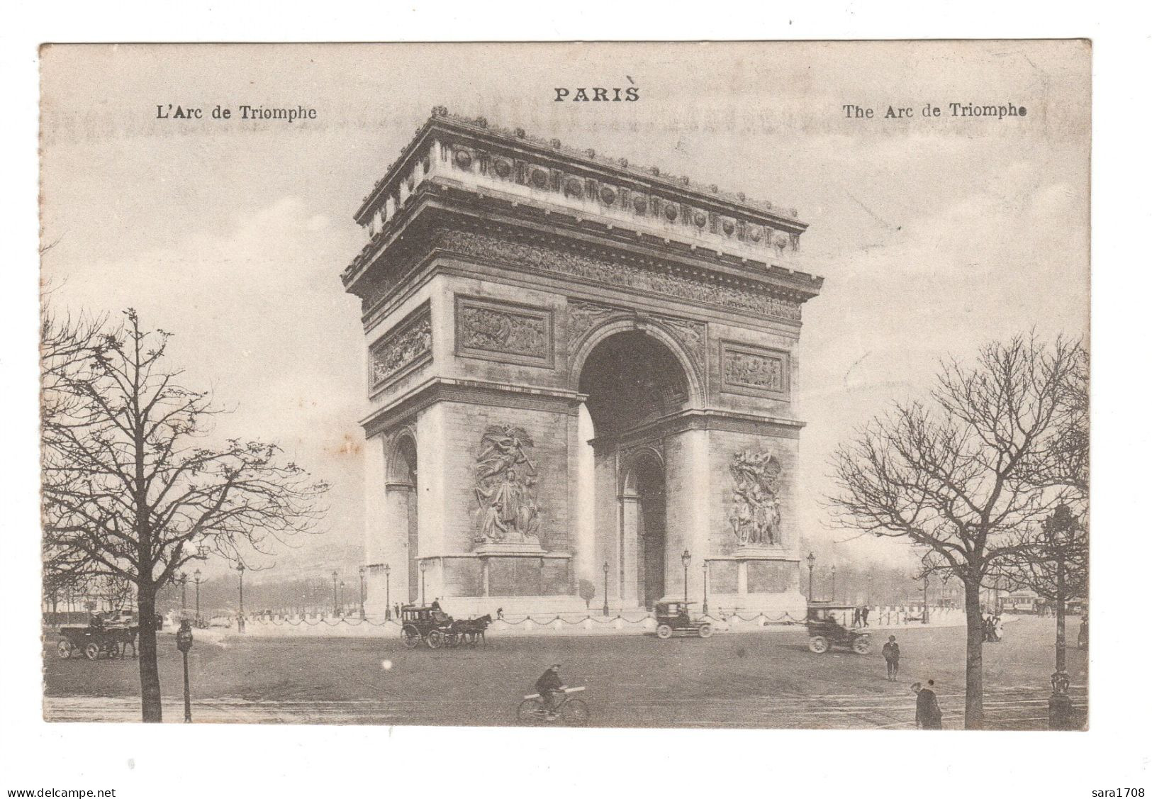 75 PARIS, L'Arc De Triomphe. - Triumphbogen