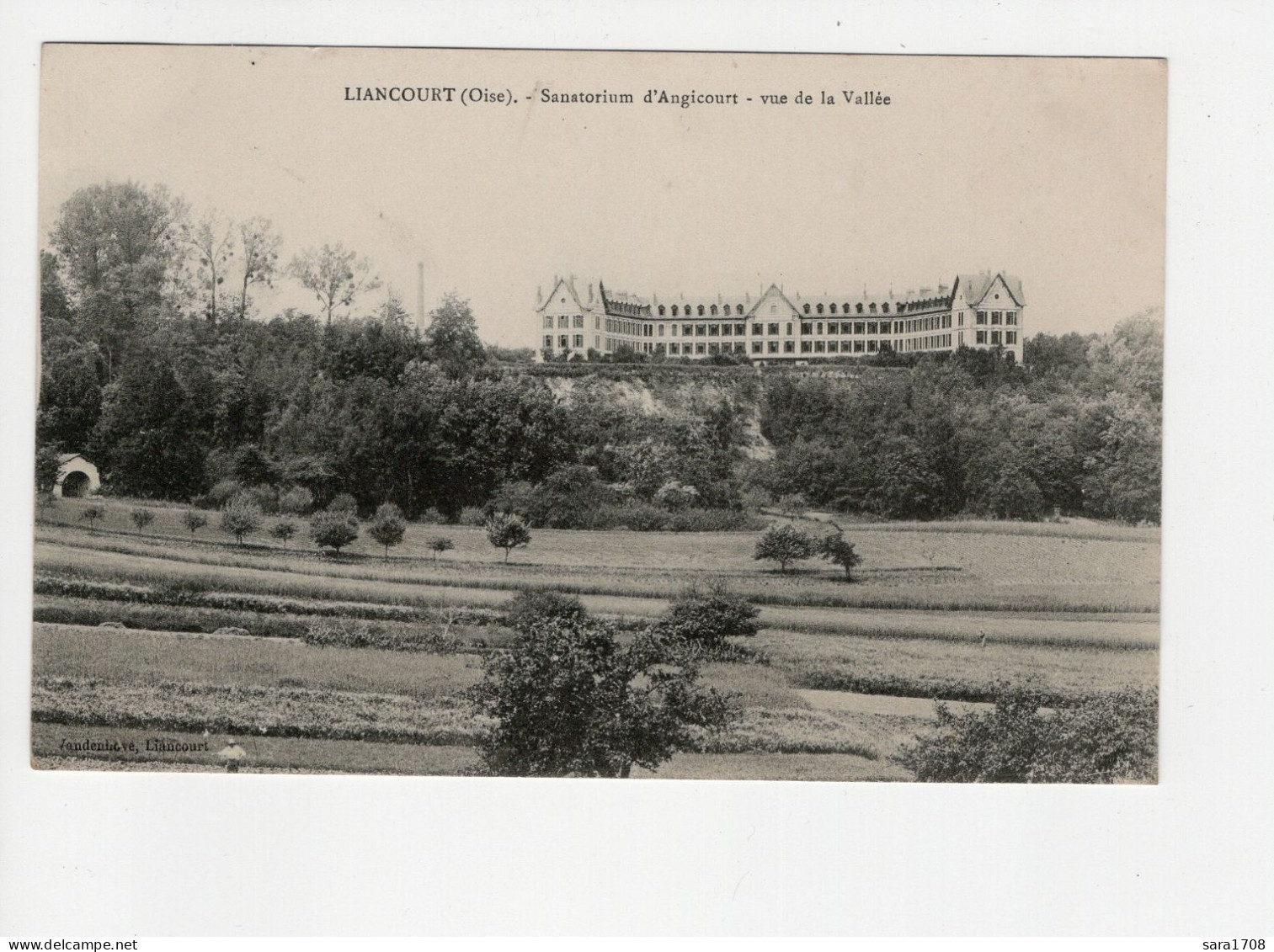 60 LIANCOURT, Sanatorium D'Angicourt, Vue De La Vallée.  - Liancourt