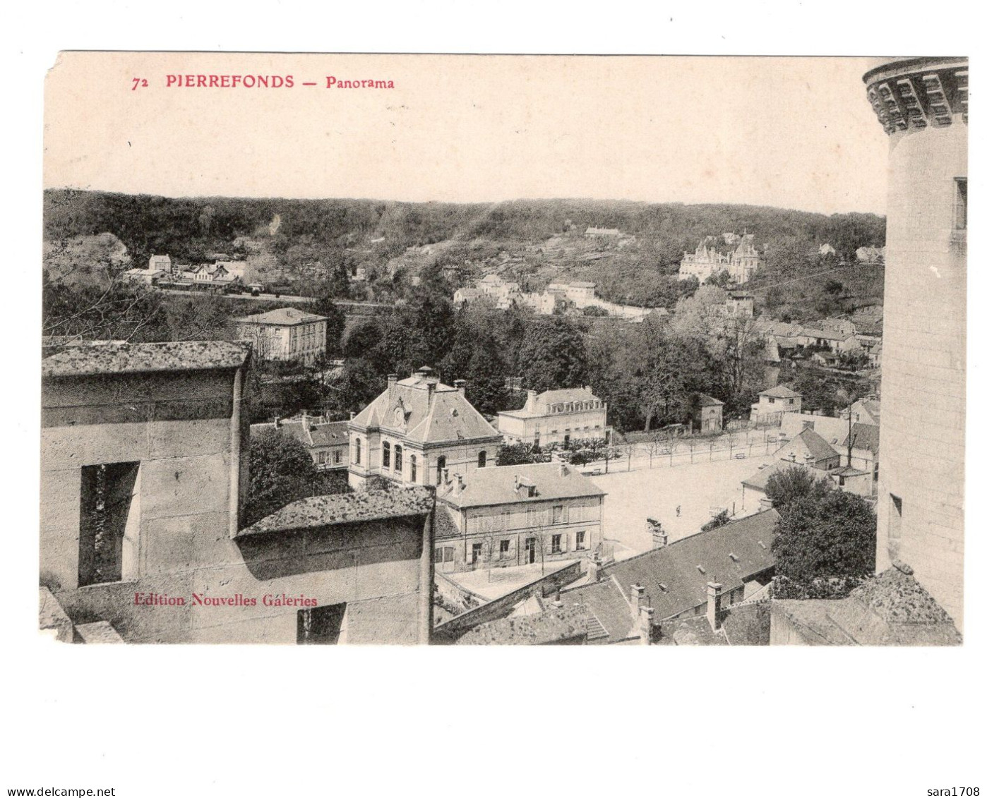 60 PIERREFONDS, Panorama. - Pierrefonds