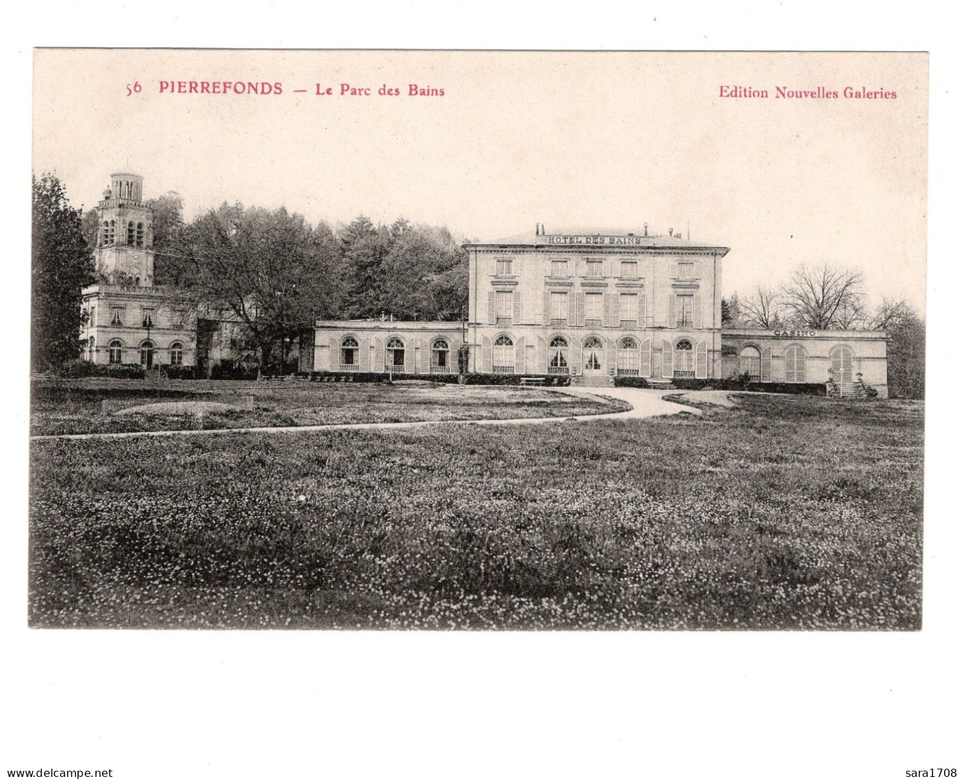 60 PIERREFONDS, Le Parc Des Bains. - Pierrefonds