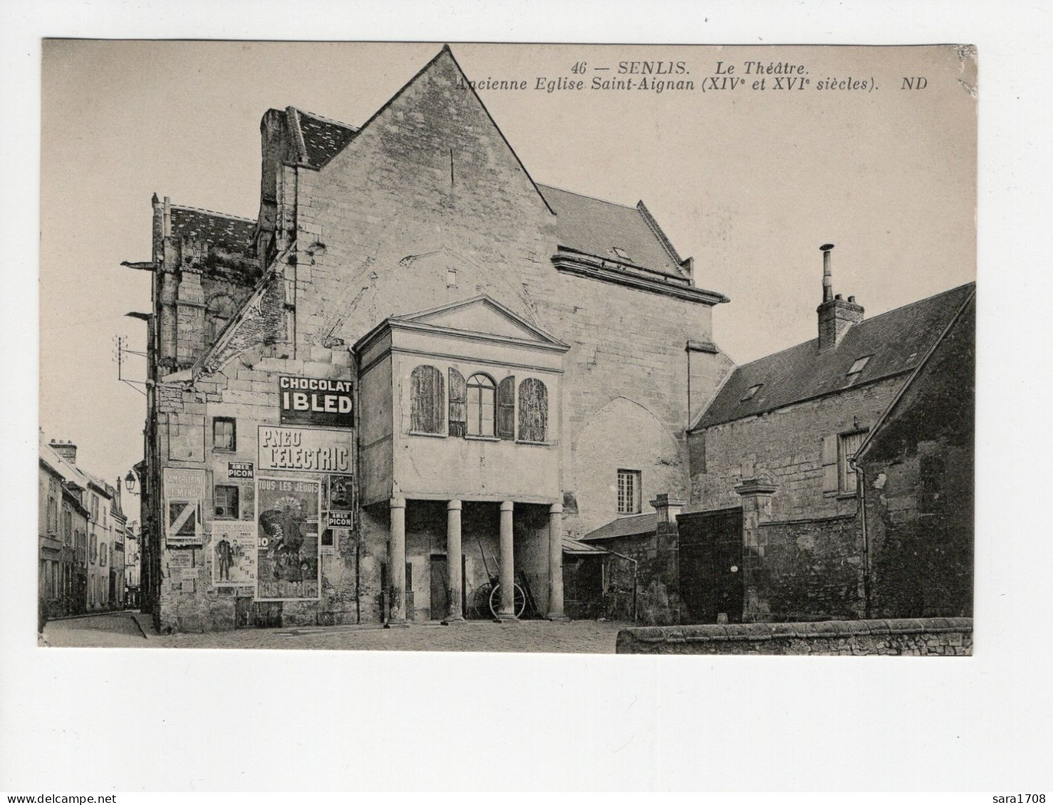 60 SENLIS, Le Théâtre, Belles PUB. - Senlis