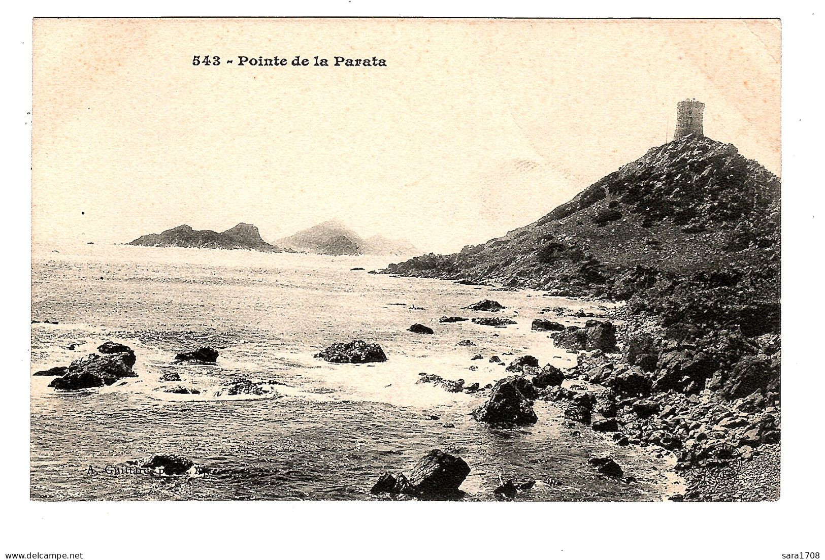 20 AJACCIO, Pointe De La Parata. GUITTARD N°543. - Ajaccio