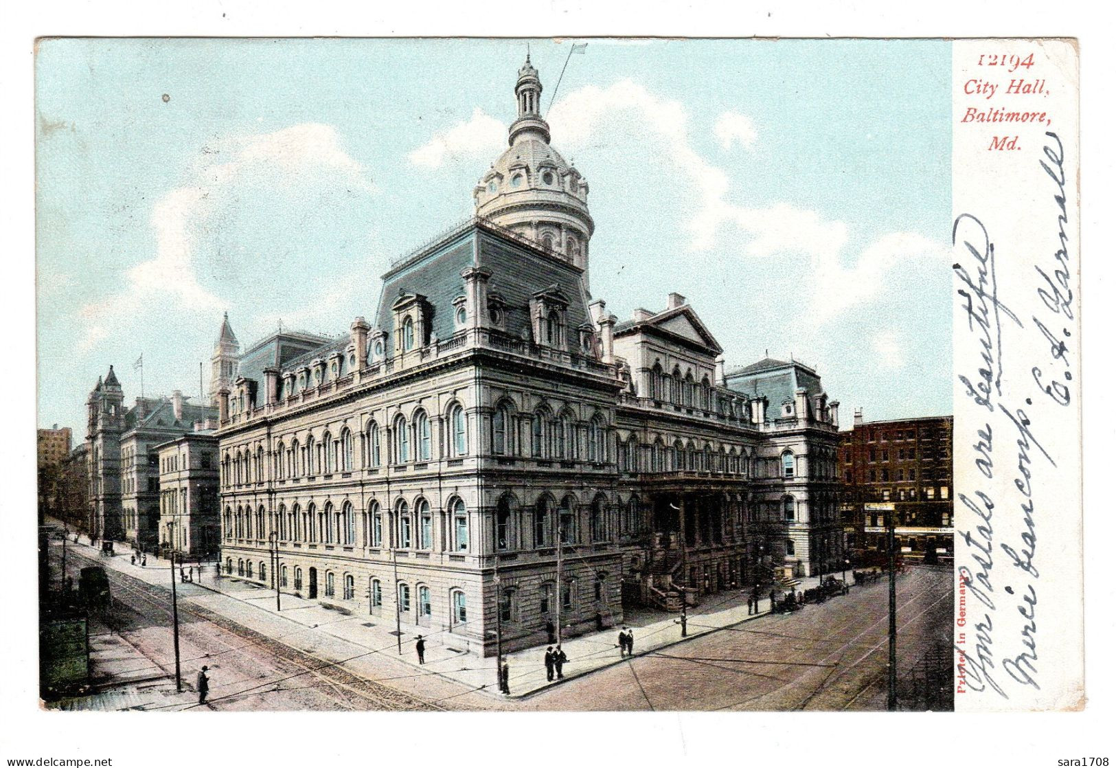 BALTIMORE, City Hall. 2 SCAN. - Baltimore