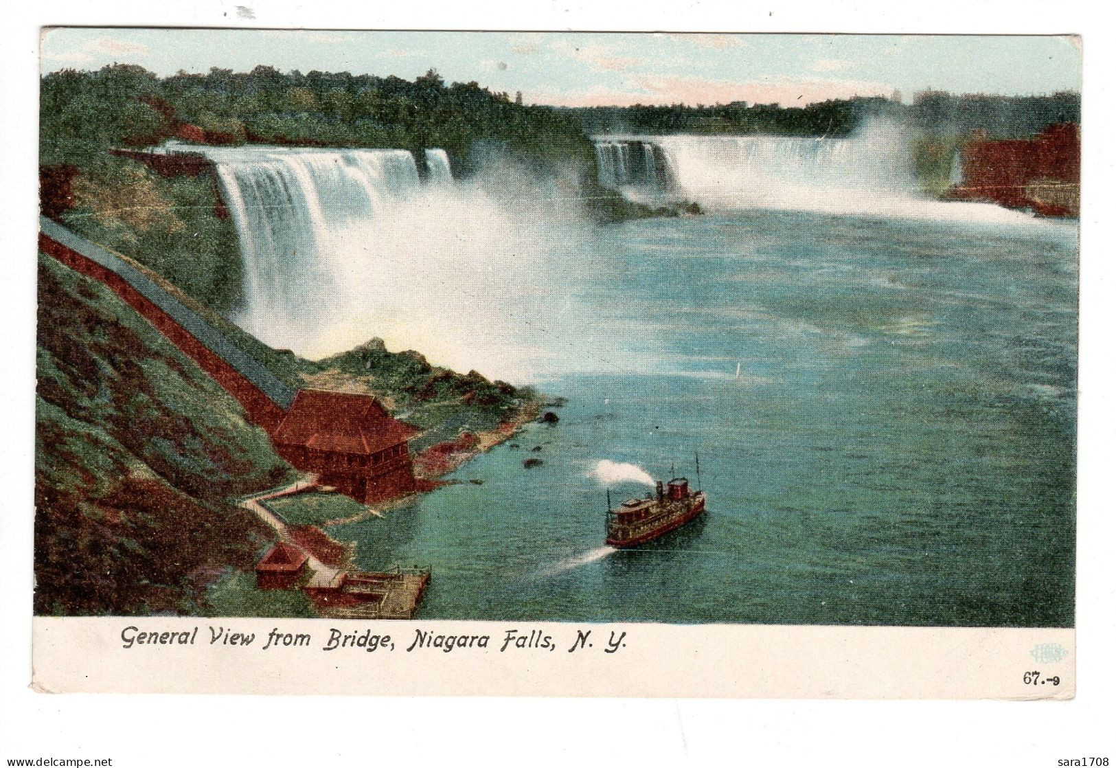 Général View From Bridge, Niagara Falls.. 2 SCAN. - Sonstige & Ohne Zuordnung