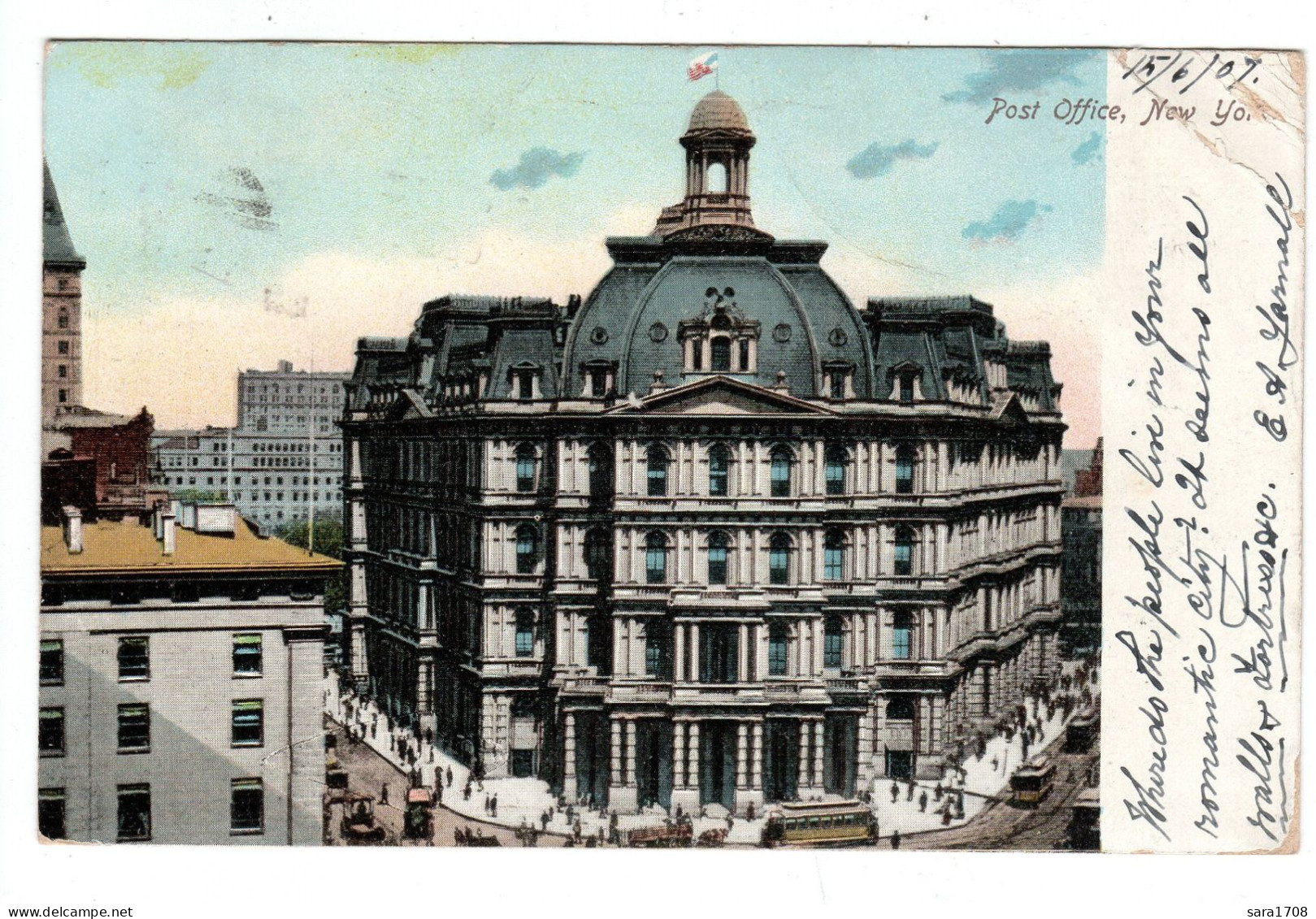 NEW YORK, Post Office. 2 SCAN. - Andere Monumenten & Gebouwen