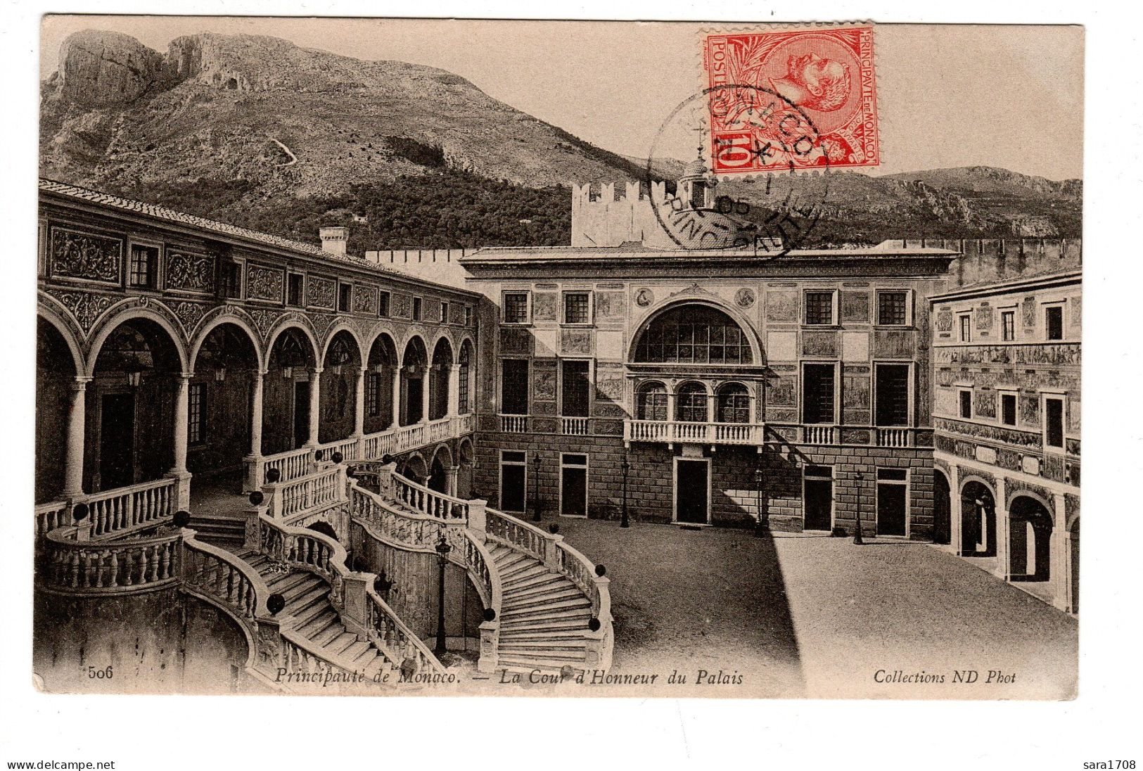 MONACO, La Cour D'Honneur Du Palais. - Monte-Carlo