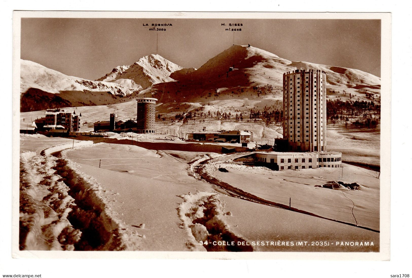 Colle Del SESTRIÈRES. 2 SCAN. - Verbania