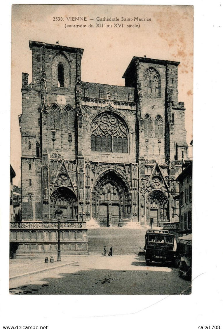 38 VIENNE, Cathédrale Saint Maurice. 2 SCAN. - Vienne