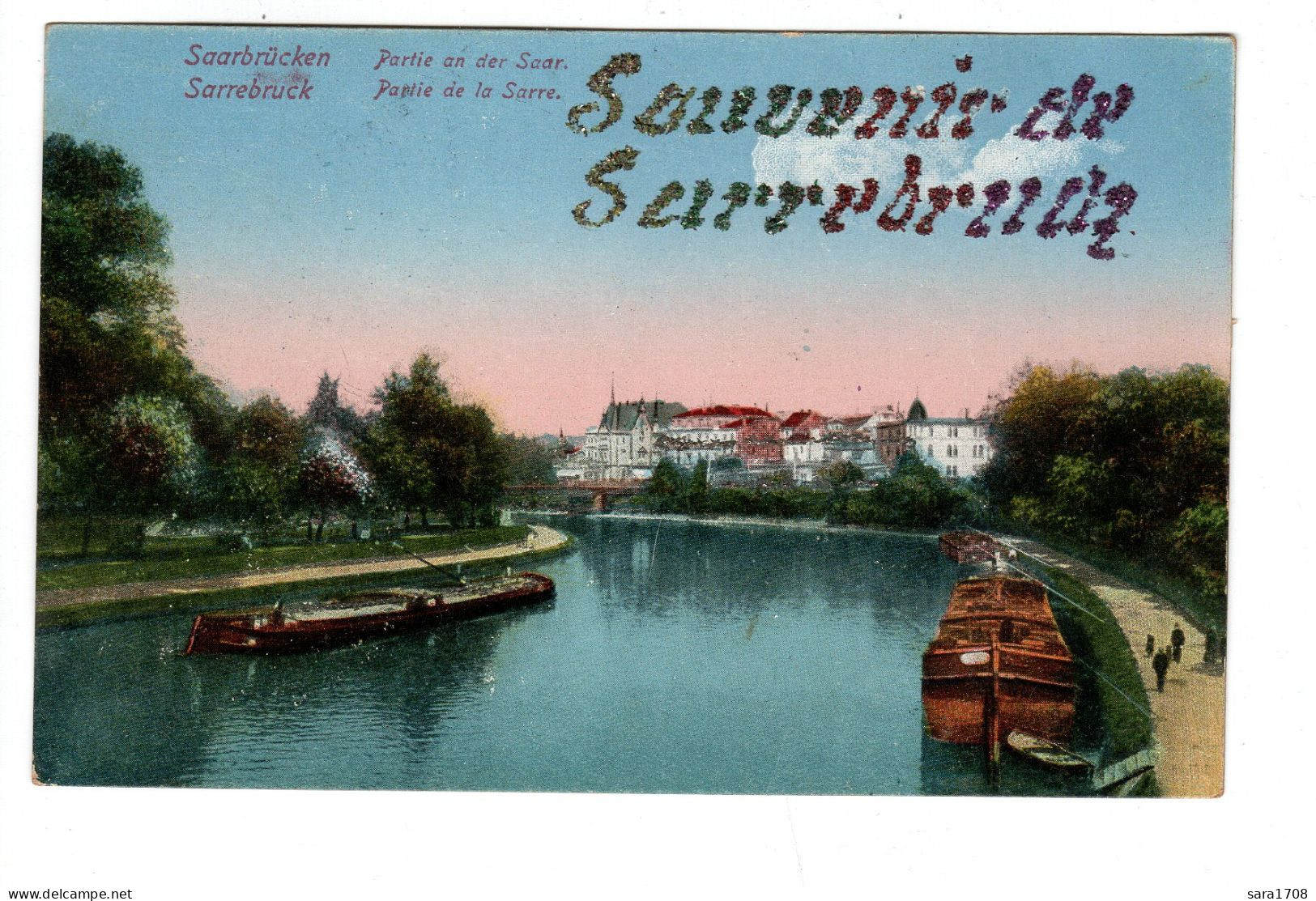 SAARBRUCKEN, Souvenir. 2 SCAN. - Saarbrücken