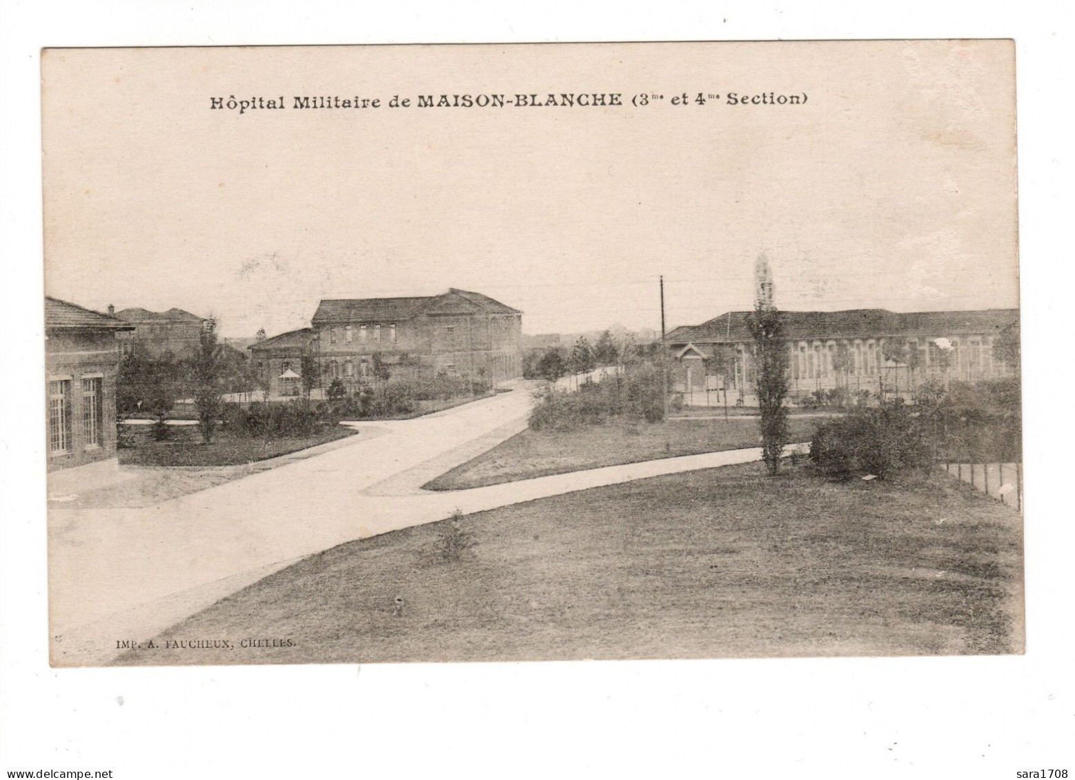 93 NEUILLY SUR MARNE, Hôpital Militaire De MAISON BLANCHE. ( 3ème Et 4ème Section ). - Neuilly Sur Marne