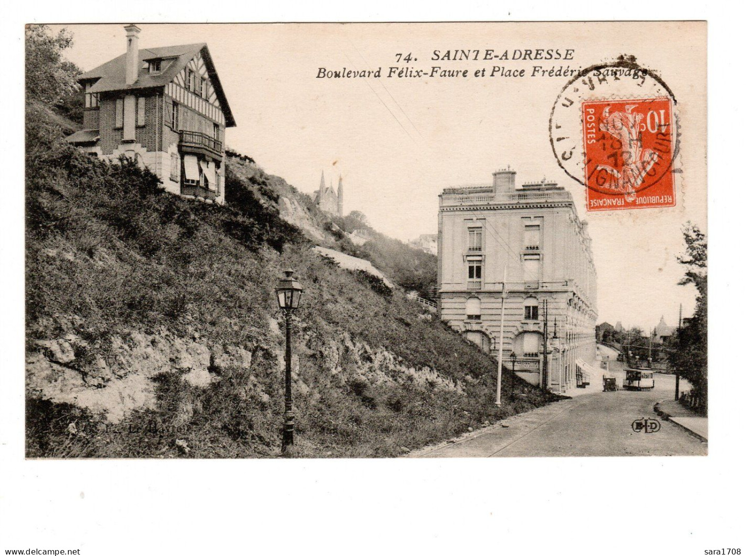 76  SAINT ADRESSE, Boulevard Félix Et Place Frédéric Sauvage. - Sainte Adresse