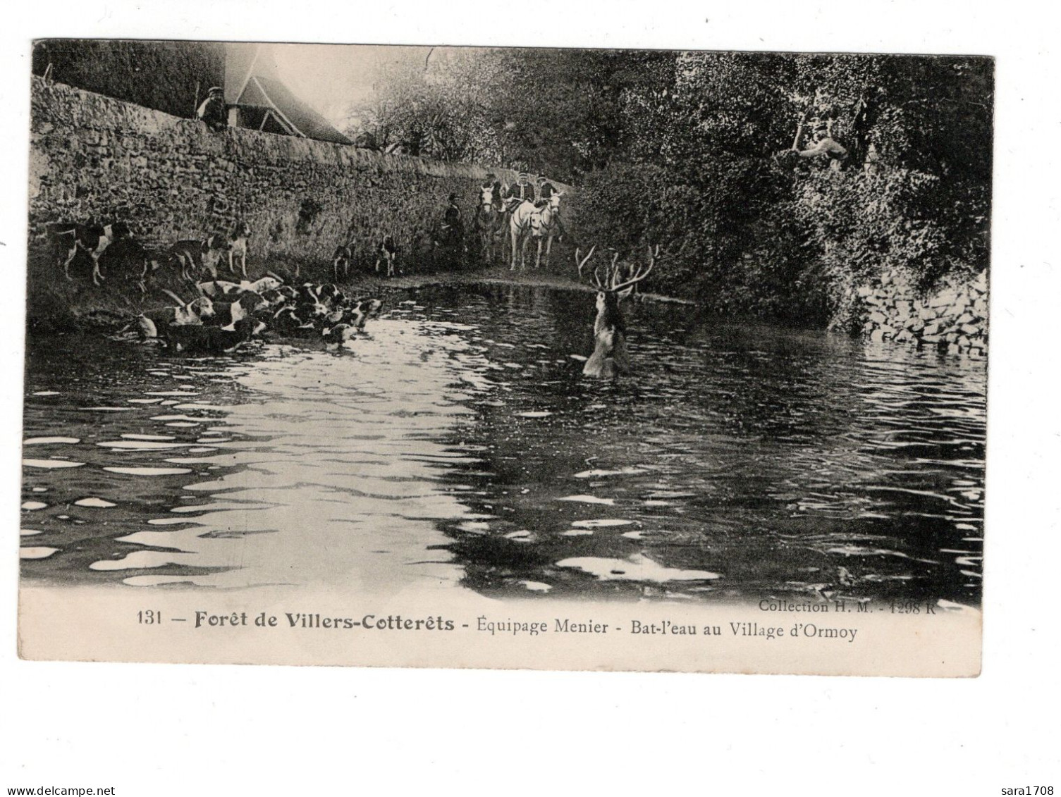 60 Forêt De VILLERS COTTERÊTS, Équipage MENIER, Bat L'eau Au Village D'ORMOY. - Autres & Non Classés