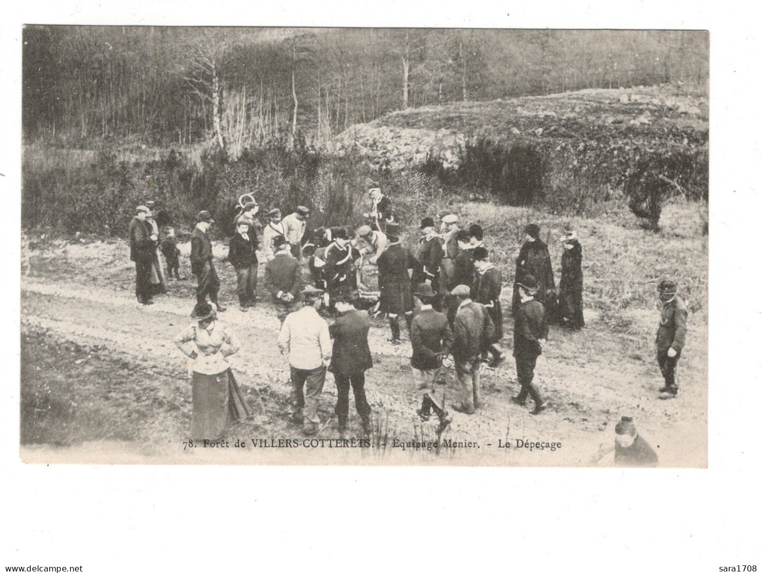 60 Forêt De VILLERS COTTERÊTS, Équipage MENIER, Le Dépeçage. - Autres & Non Classés