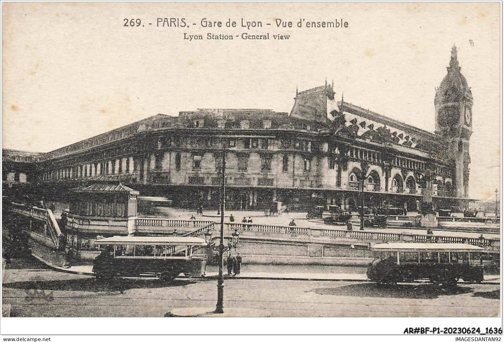 AR#BFP1-75-0818 - PARIS - Gare De Lyon - Vue D'ensemble - Paris La Nuit