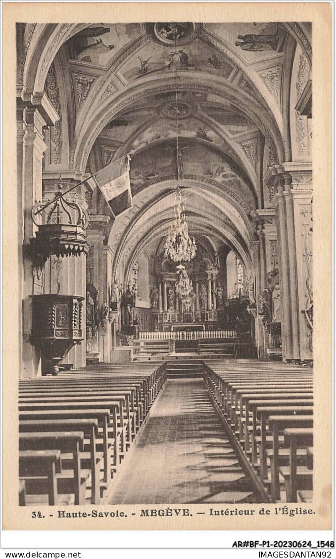 AR#BFP1-74-0774 - MEGEVE - Interieur De L'église - Megève