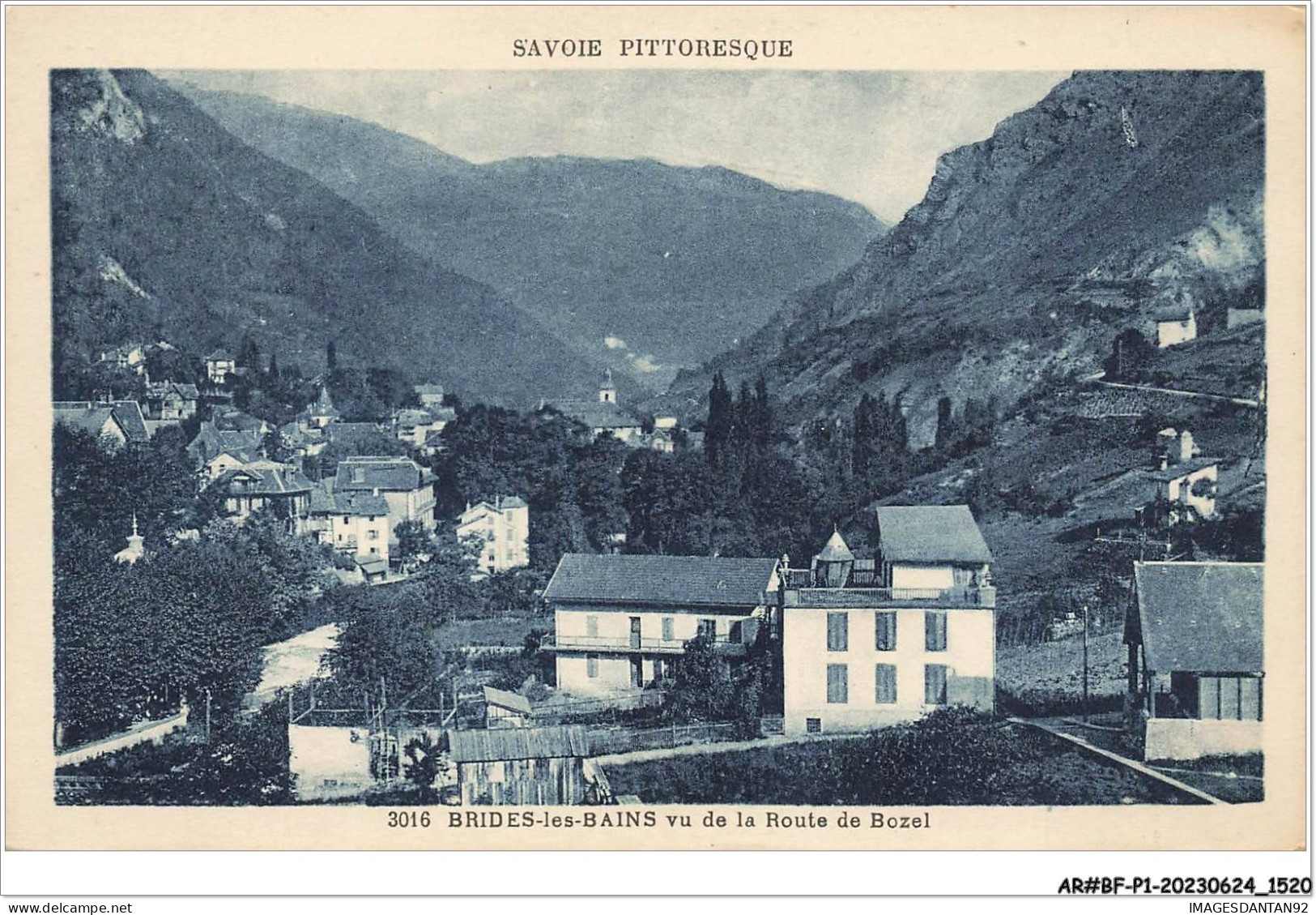 AR#BFP1-73-0760 - BRIDES-LES-BAINS Vu De La Route De Bozel - Brides Les Bains