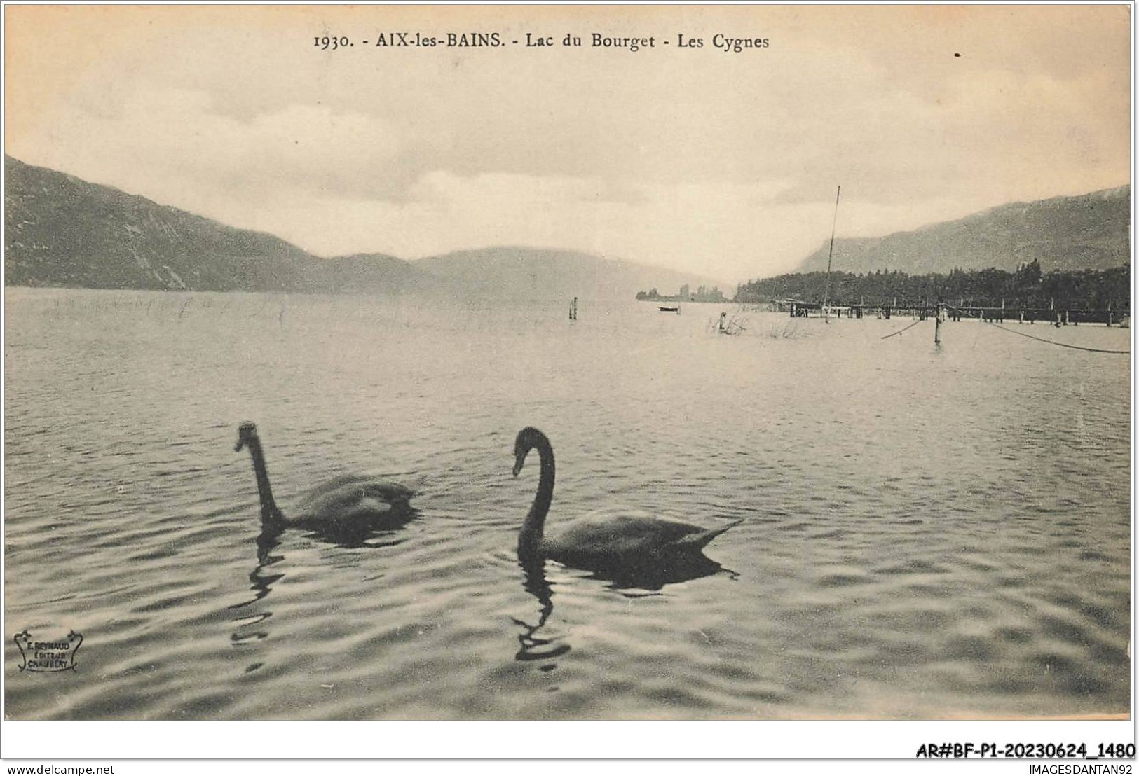 AR#BFP1-73-0740 - AIX-LES-BAINS - Lac Du Bourget - Les Cygnes - Aix Les Bains