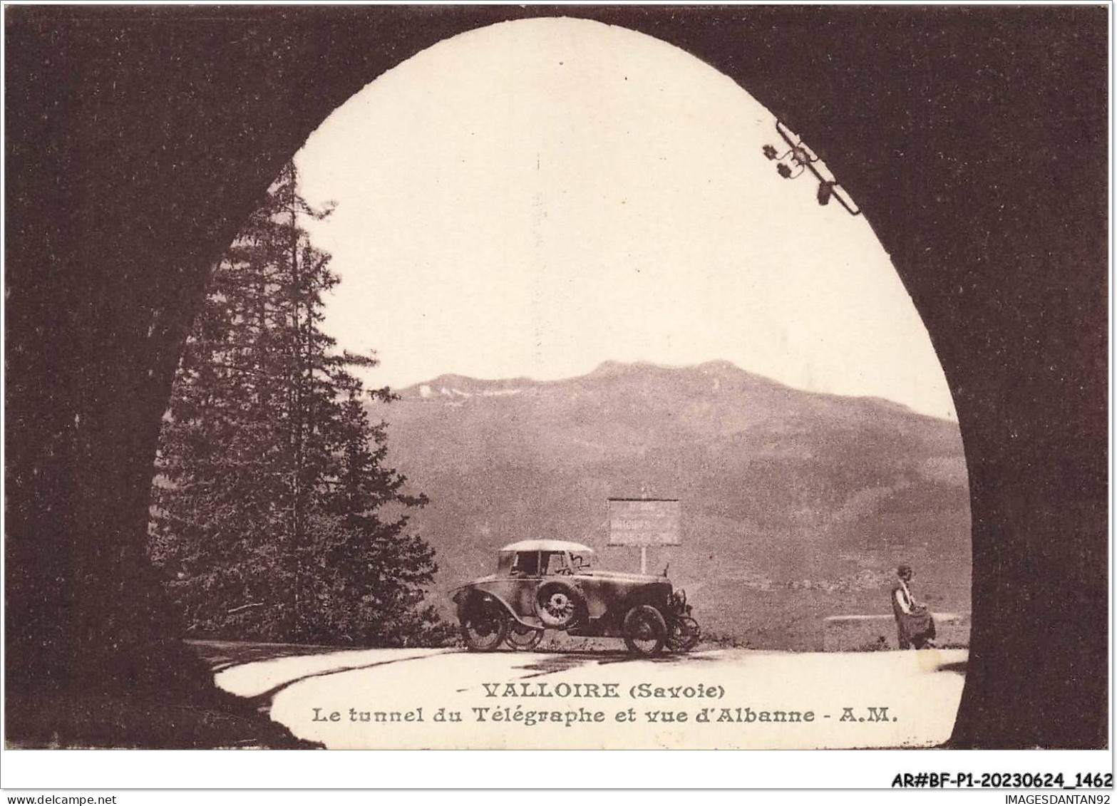 AR#BFP1-73-0731 - VALLOIRE - Le Tunnel Du Télégraphe Et Vue D'Albanne - Automobile - Albens