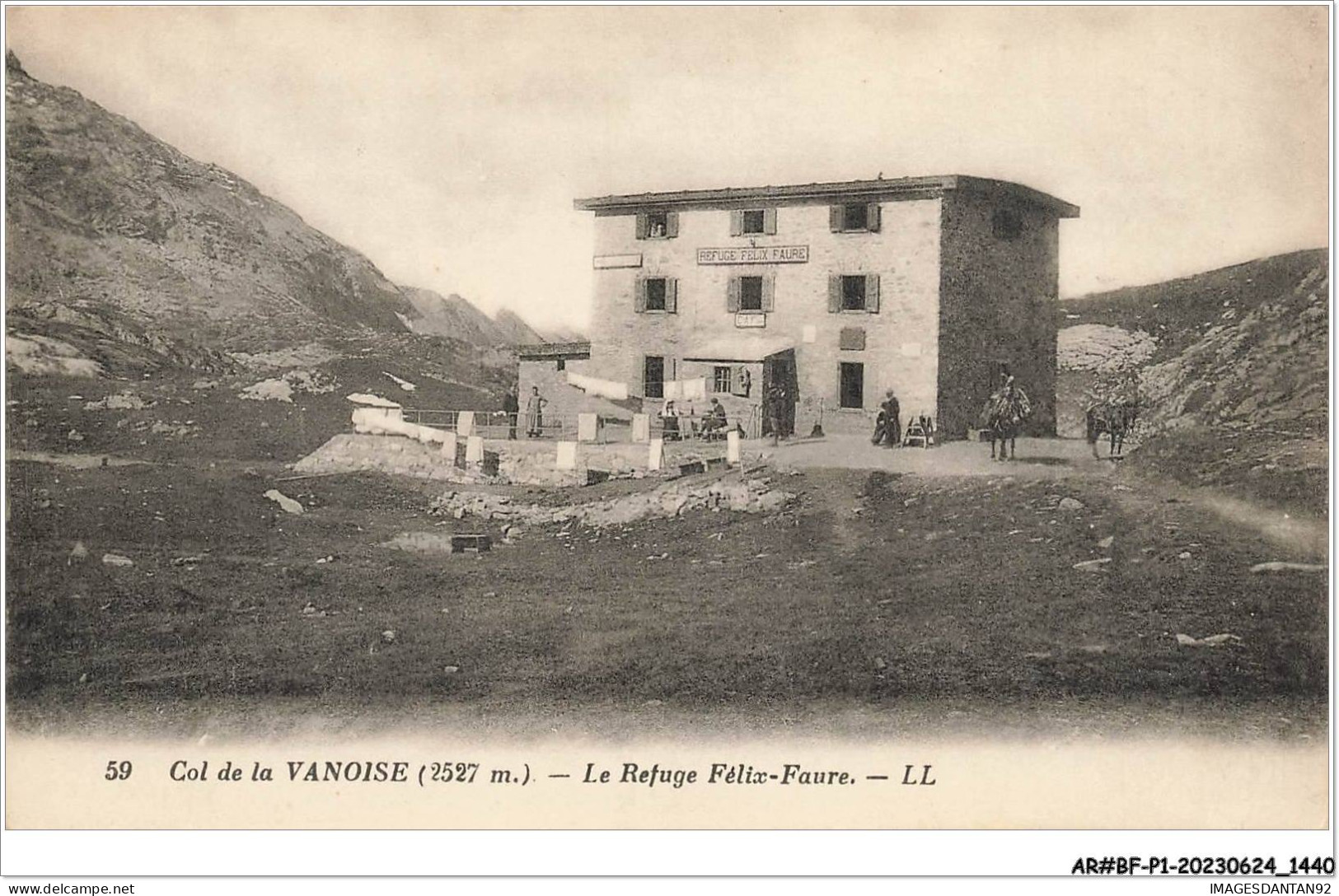 AR#BFP1-73-0720 - Col De La VANOISE - Le Refuge Félix-Faure - Sonstige & Ohne Zuordnung
