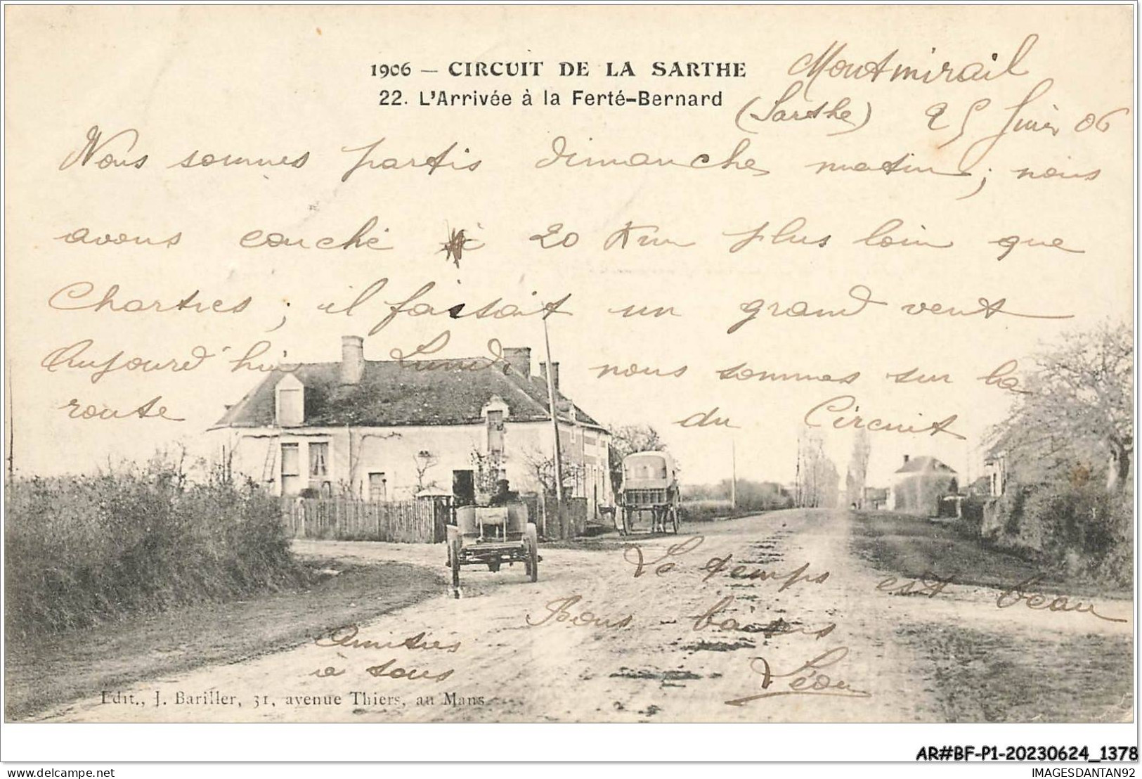 AR#BFP1-72-0689 - Circuit De La Sarthe - L'arrivée à La FERTE-BERNARD - La Ferte Bernard