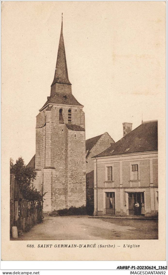 AR#BFP1-72-0682 - SAINT-GERMAIN-D'ARCE - L'église - Other & Unclassified