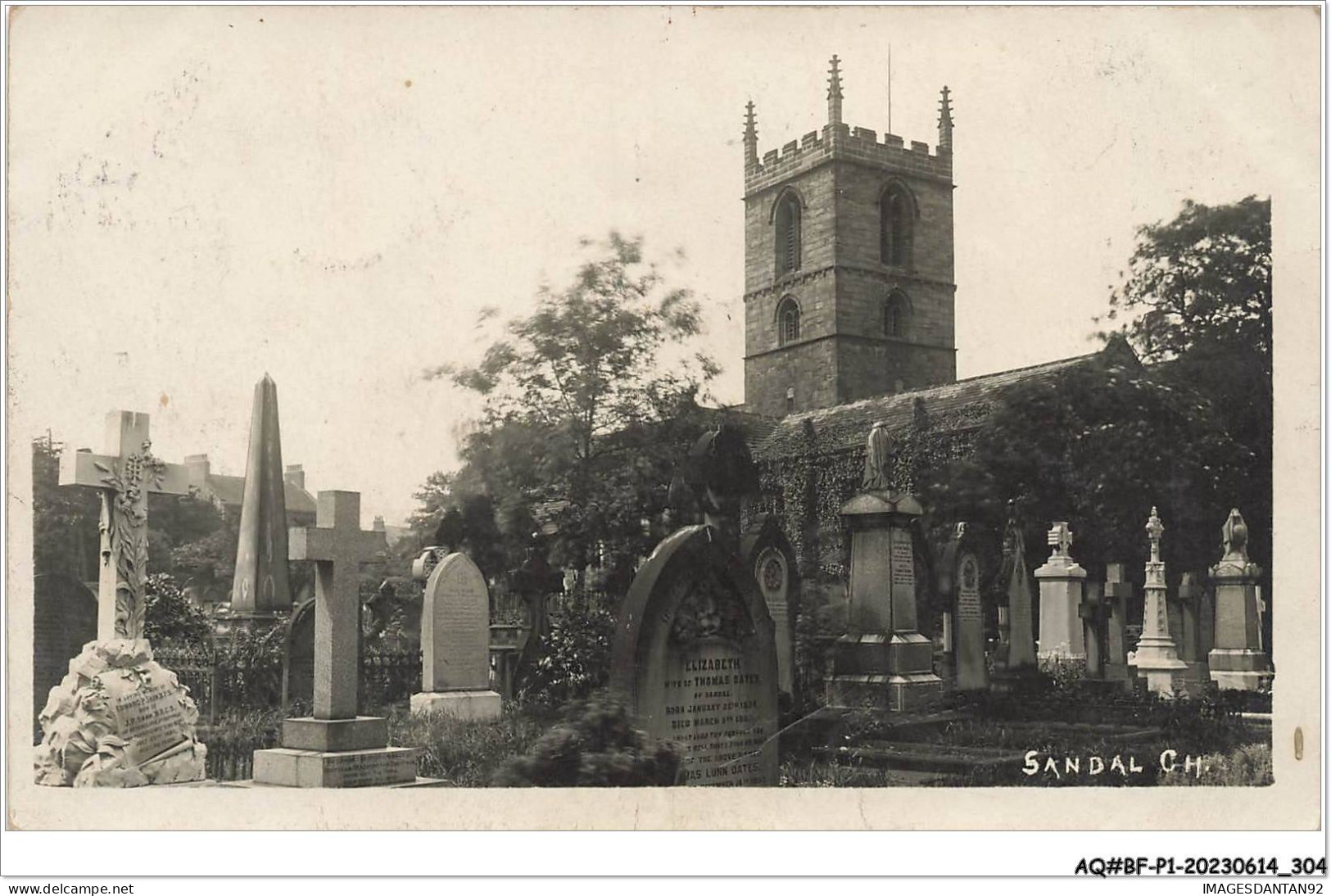 AQ#BFP1-ROYAUME-UNI-0152 - SANDAL CH. - Cimetière - Sonstige & Ohne Zuordnung