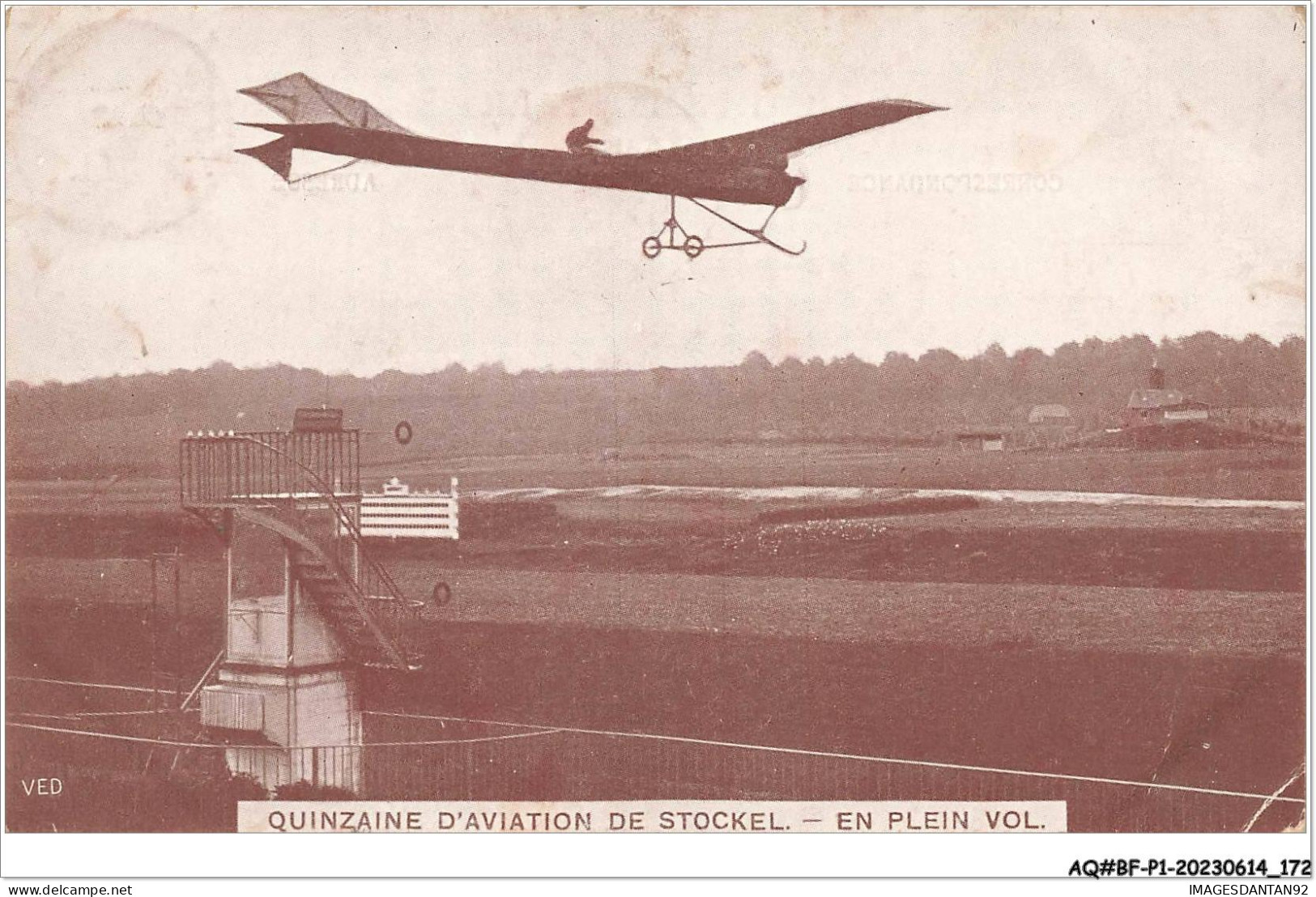 AQ#BFP1-BELGIQUE-0087 - BRUXELLES - Quinzaine D'aviation De Stockel - En Plein Vol - Brüsseler Flughafen