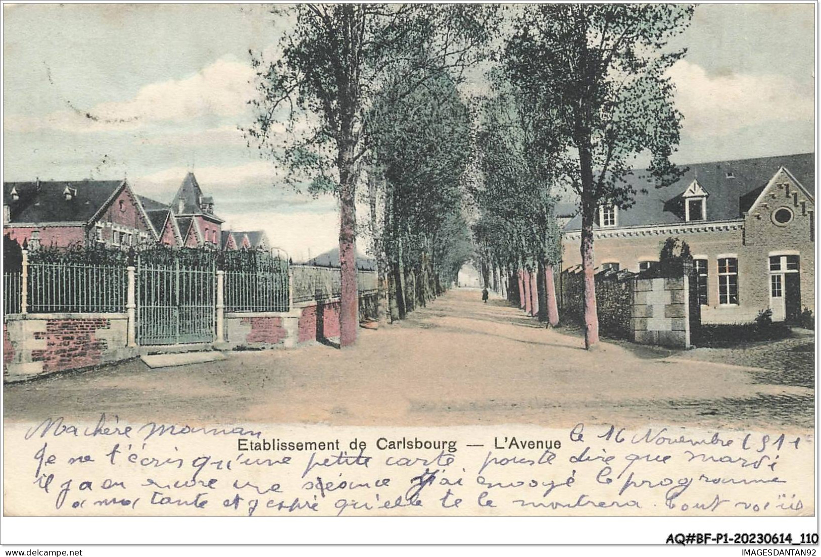 AQ#BFP1-BELGIQUE-0056 - CARLSBOURG - établissement De Carlsbourg - L'avenue - Lanen, Boulevards