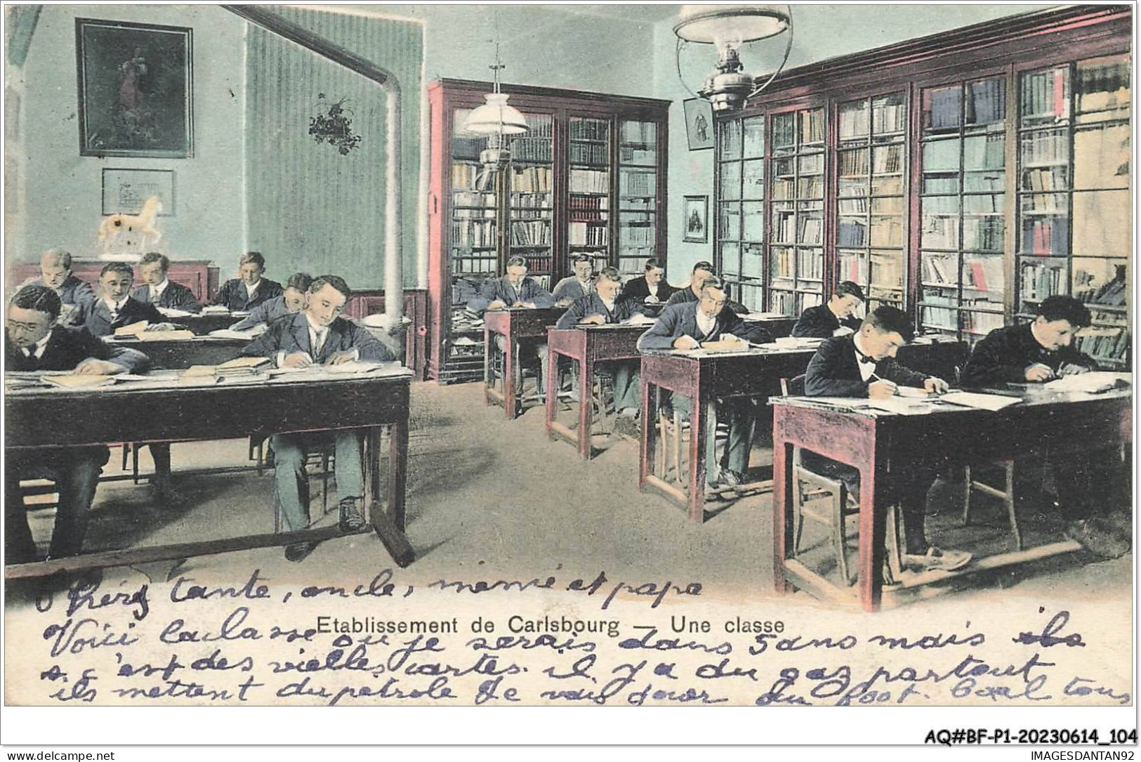 AQ#BFP1-BELGIQUE-0053 - CARLSBOURG - établissement De Carlsbourg - Une Classe - Enseignement, Ecoles Et Universités