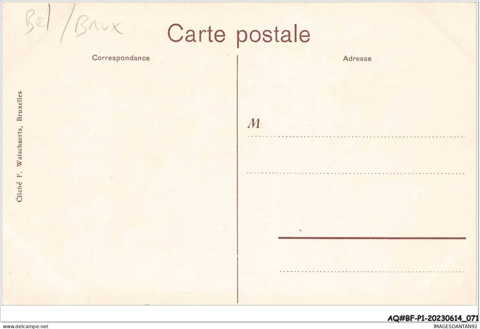 AQ#BFP1-BELGIQUE-0036 - WOLUWE-ST-PIERRE - L'église 1755 - Altri & Non Classificati