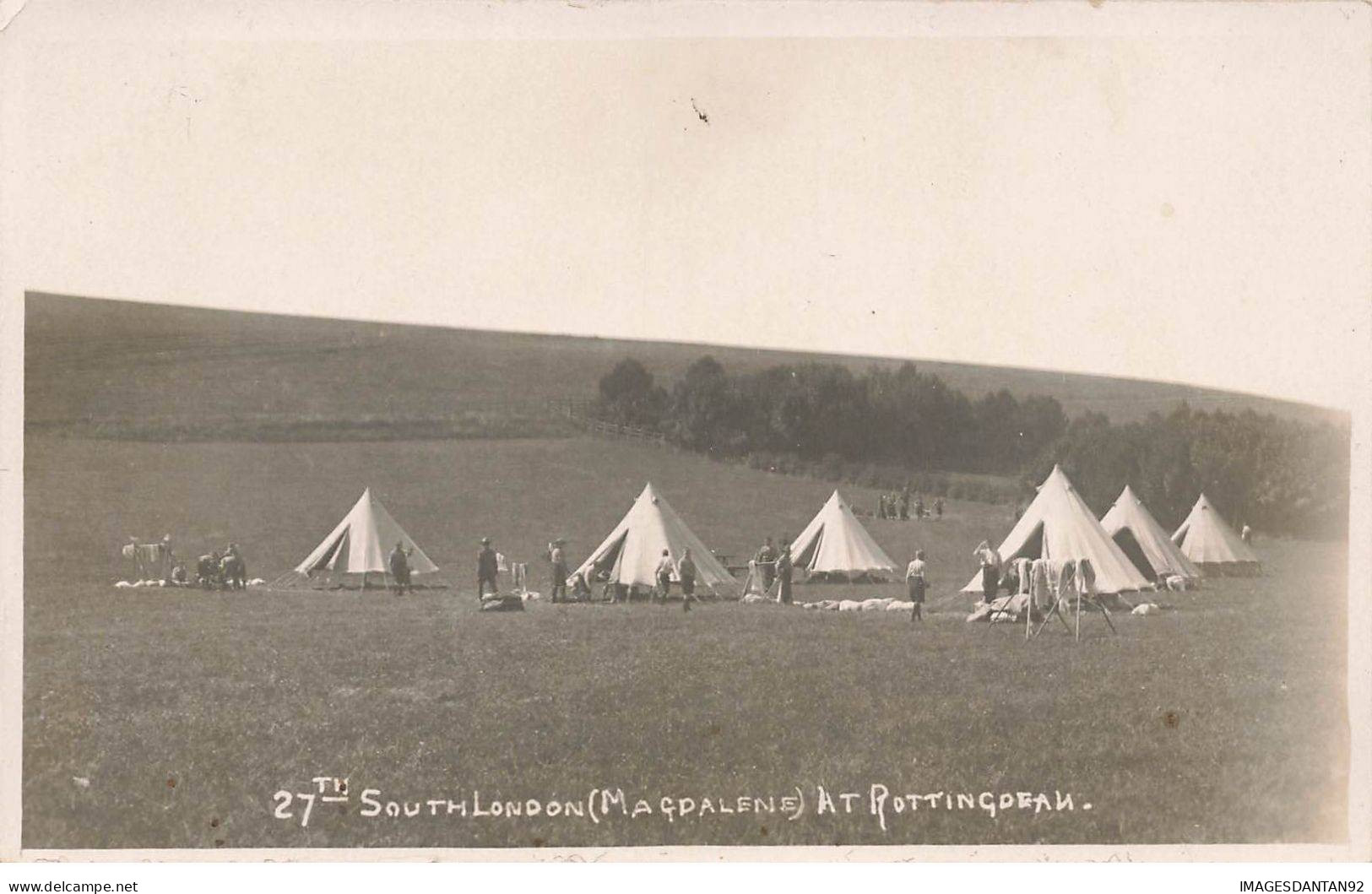 SCOUTISME #FG56332 SCOUT SOUTH LONDON MAGDALENE AT ROTTINGREAN CARTE PHOTO - Scouting