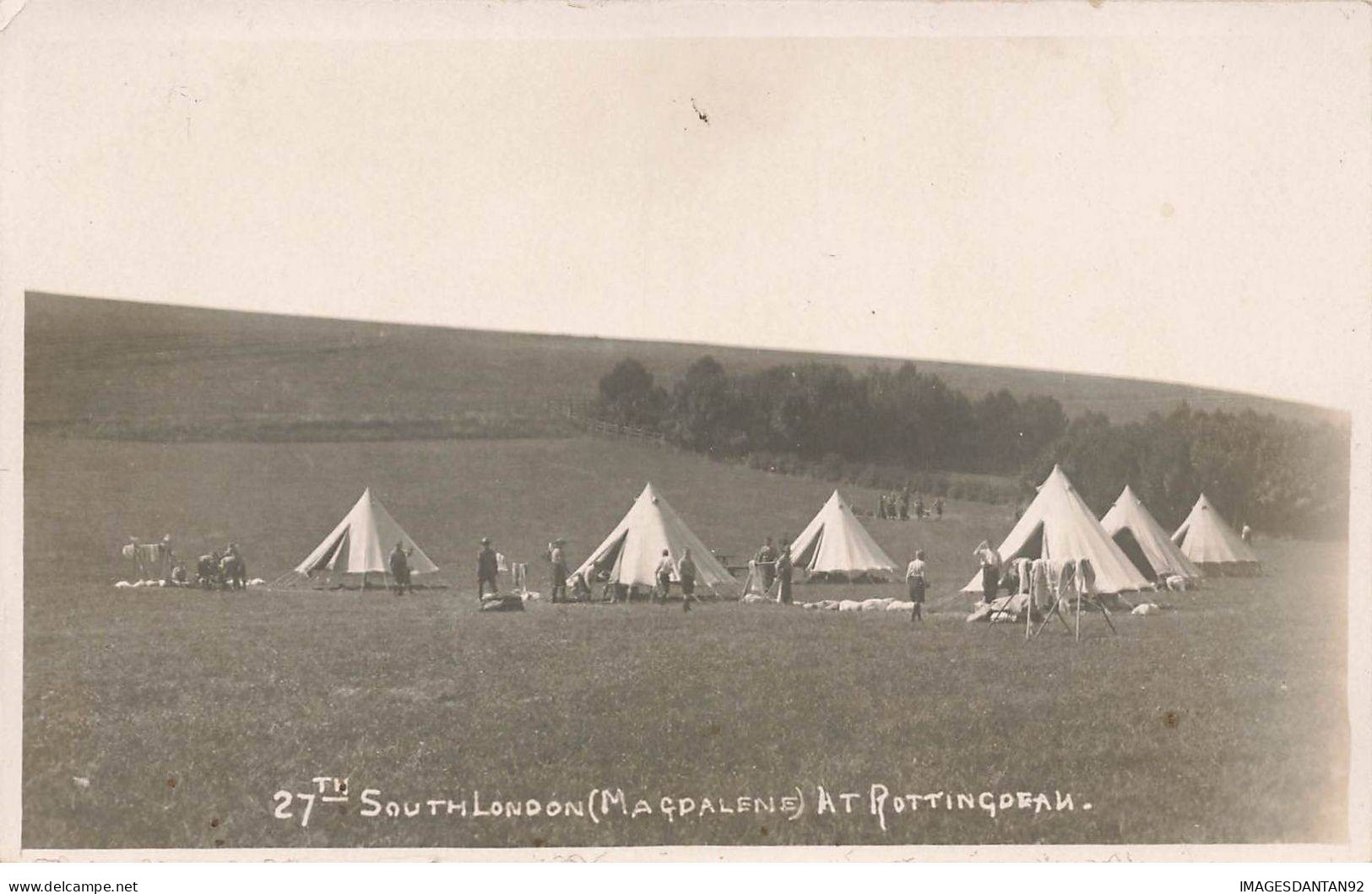 SCOUTISME #FG56332 SCOUT SOUTH LONDON MAGDALENE AT ROTTINGREAN CARTE PHOTO - Padvinderij