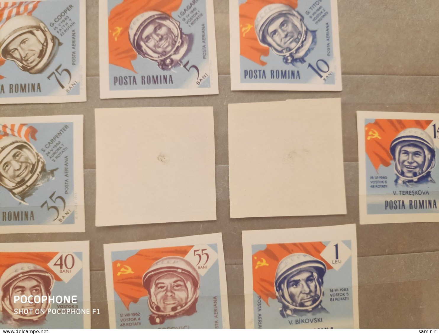 1964	Romania	Space (F92) - Neufs