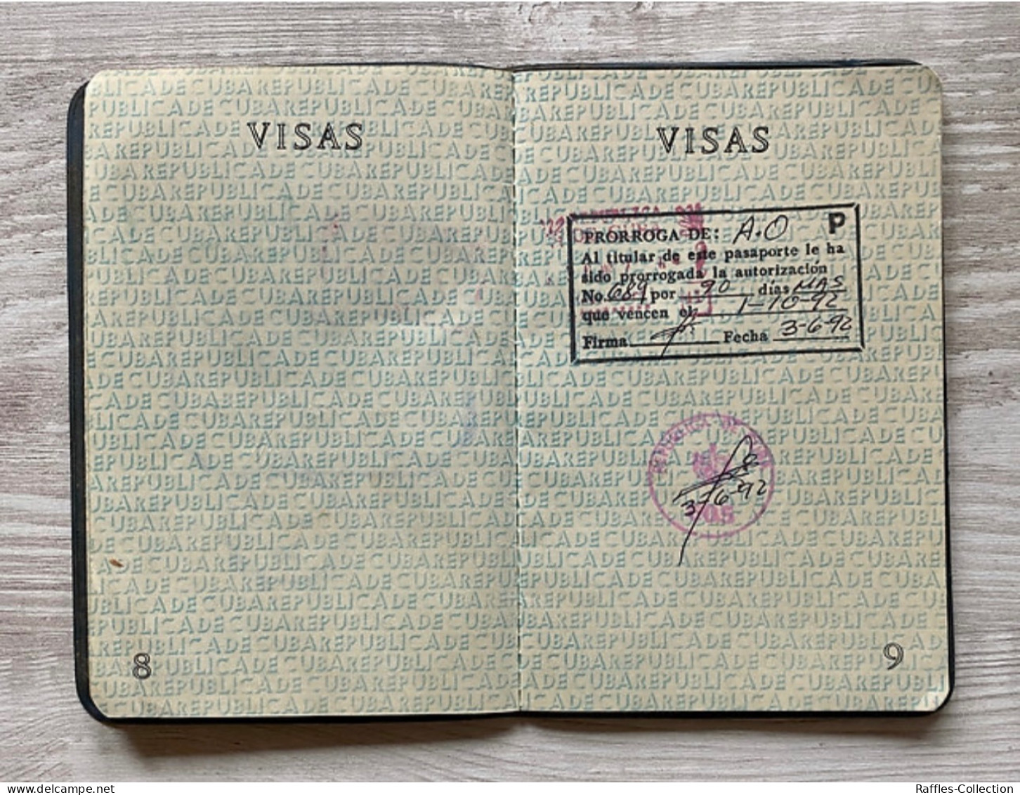 Caribbean Passport Passeport Reisepass Pasaporte Passaporto - Historische Dokumente