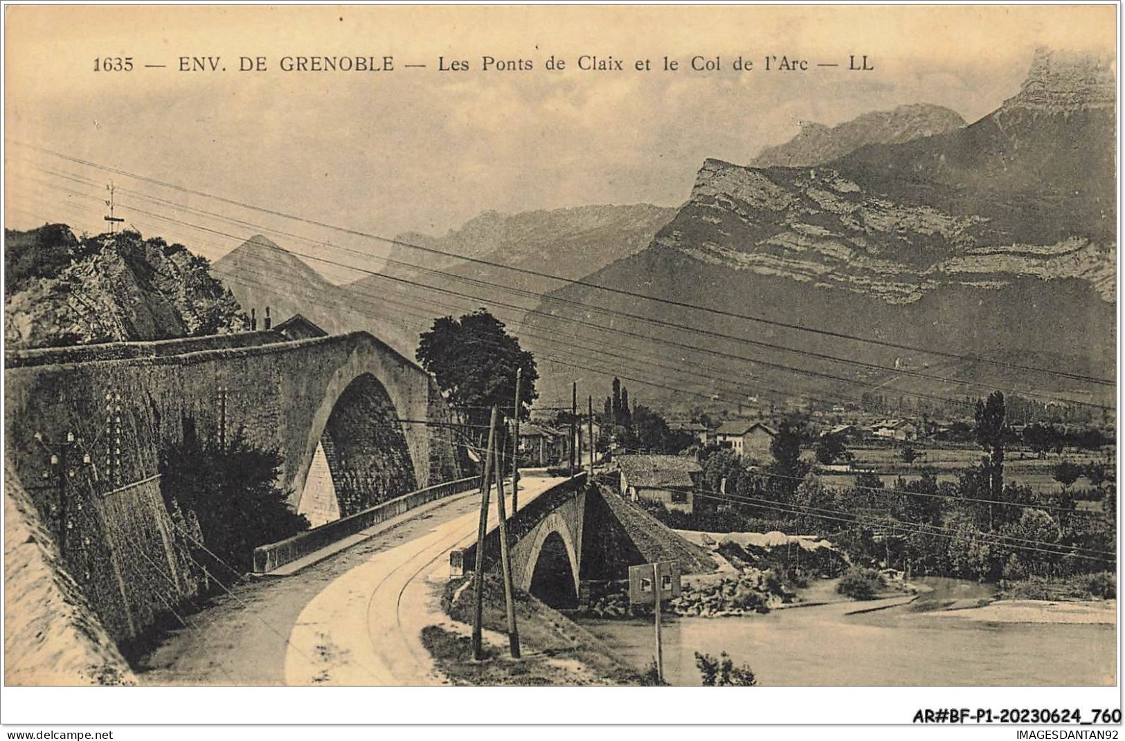 AR#BFP1-38-0381 - Environs De GRENOBLE - Les Ponts De Claix Et Le Col De L'Arc - Grenoble