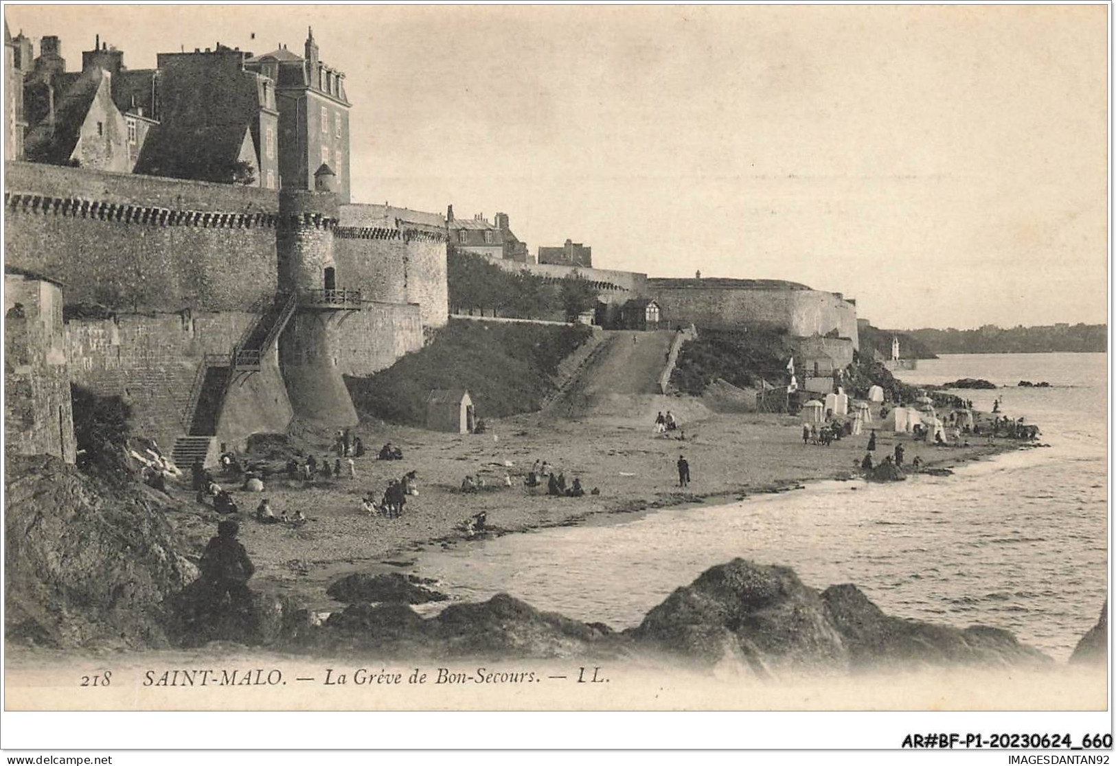 AR#BFP1-35-0331 - SAINT-MALO - La Grève De Bon-Secours - Saint Malo