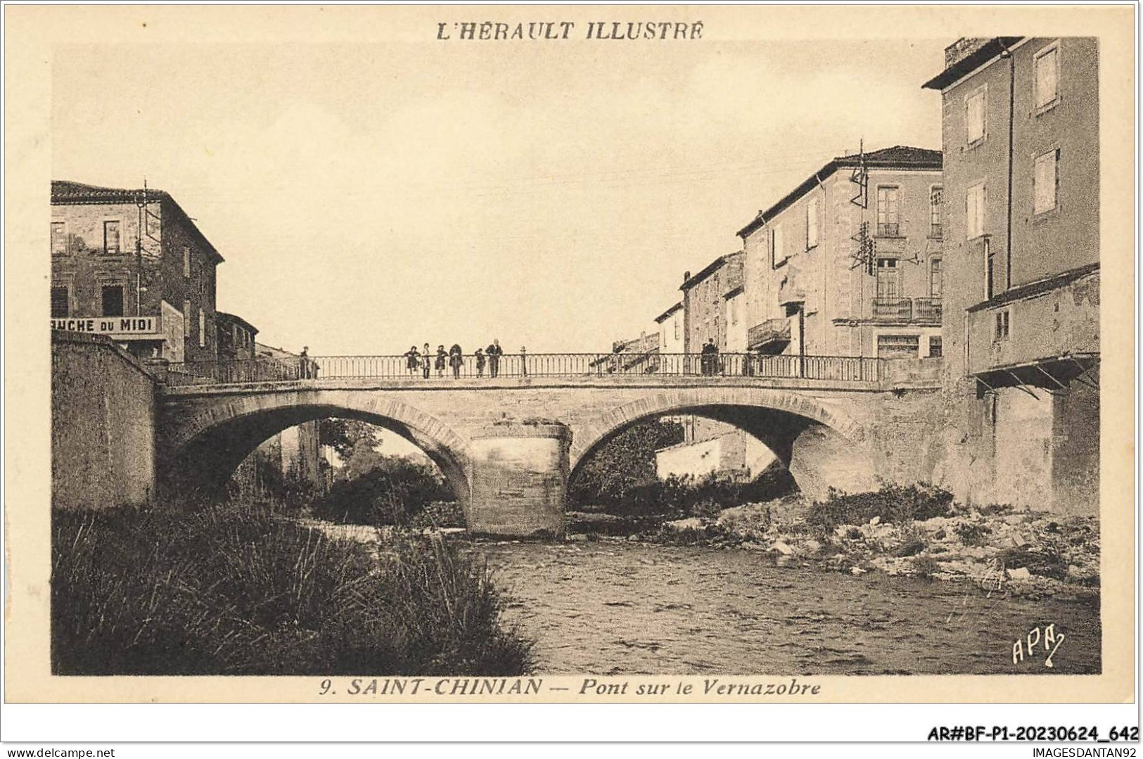 AR#BFP1-34-0322 - SAINT-CHINIAN - Pont Sur Le Vernazobre - Clermont L'Hérault