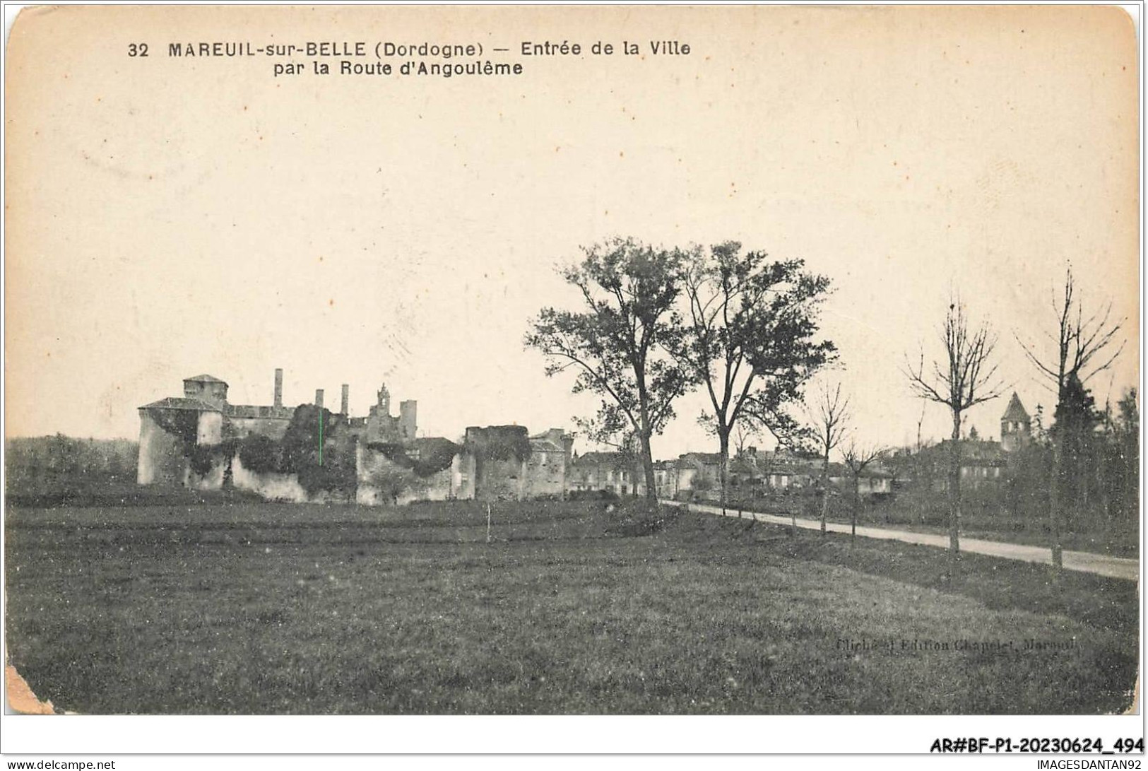 AR#BFP1-24-0248 - MAREUIL-SUR-BELLE - Entrée De La Ville Par La Route D'Angoulême - Sonstige & Ohne Zuordnung