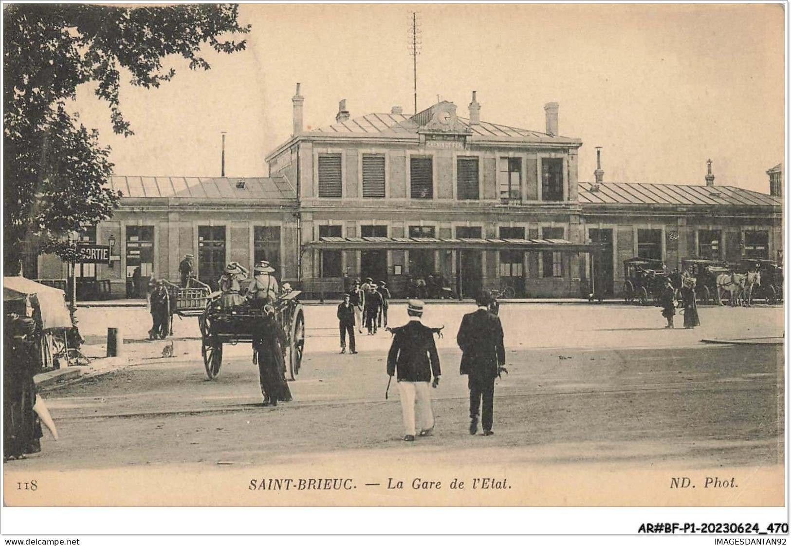 AR#BFP1-22-0236 - SAINT-BRIEUC - La Gare De L'Etat - Saint-Brieuc