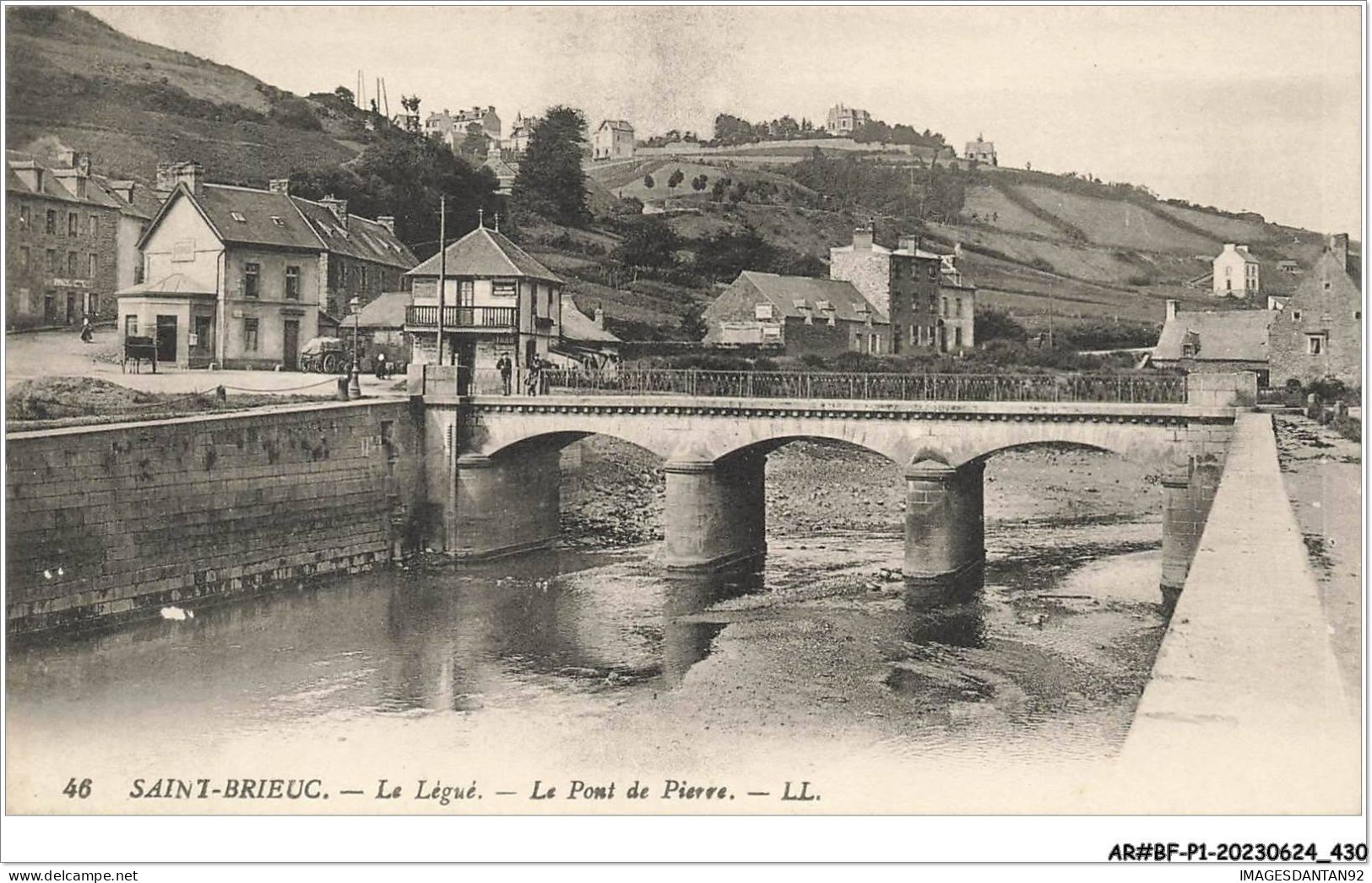 AR#BFP1-22-0216 - SAINT-BRIEUC - Le Légué - Le Pont De Pierre - Saint-Brieuc
