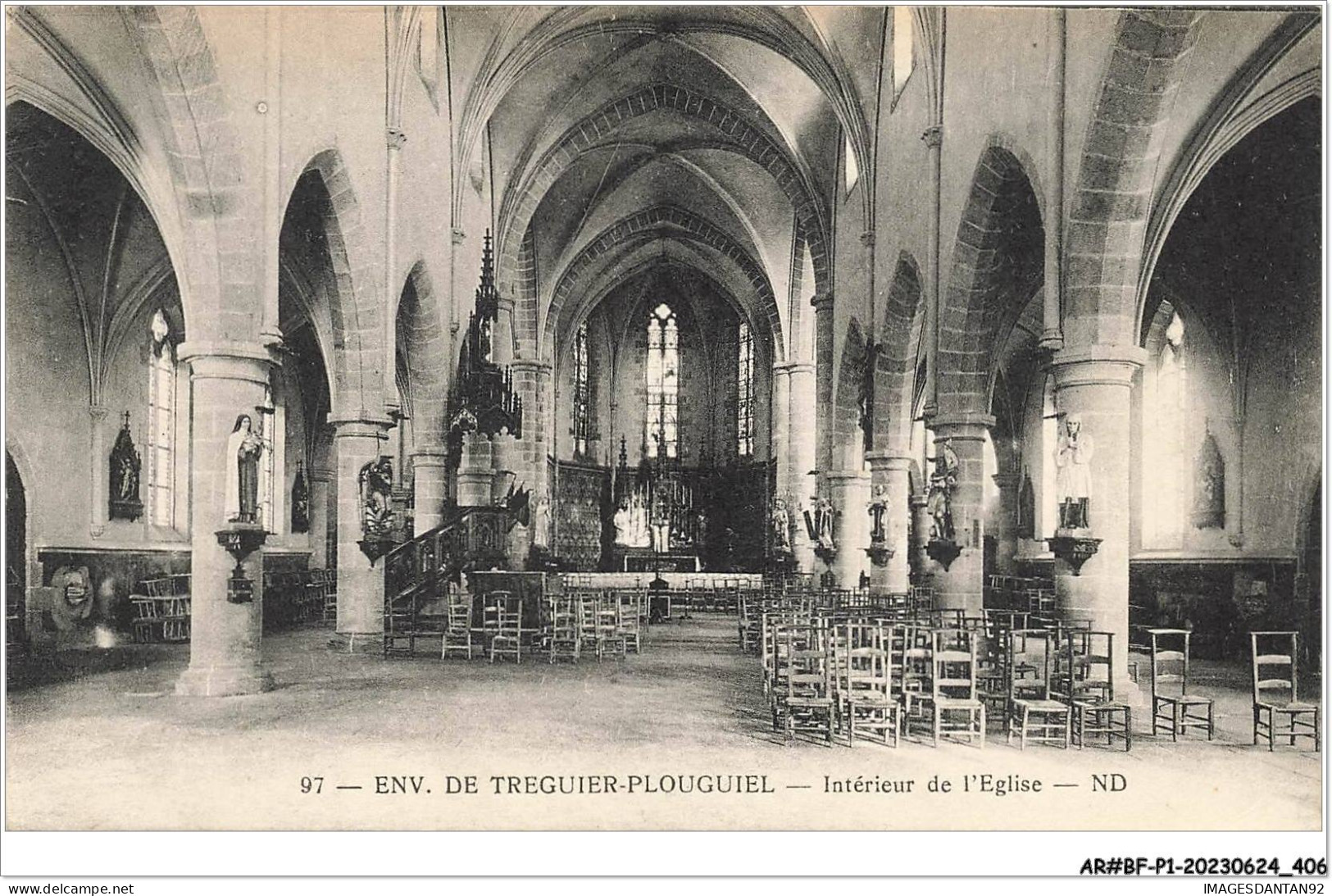 AR#BFP1-22-0204 - Environ De TREGUIER-PLOUGUIEL - Interieur De L'église - Tréguier