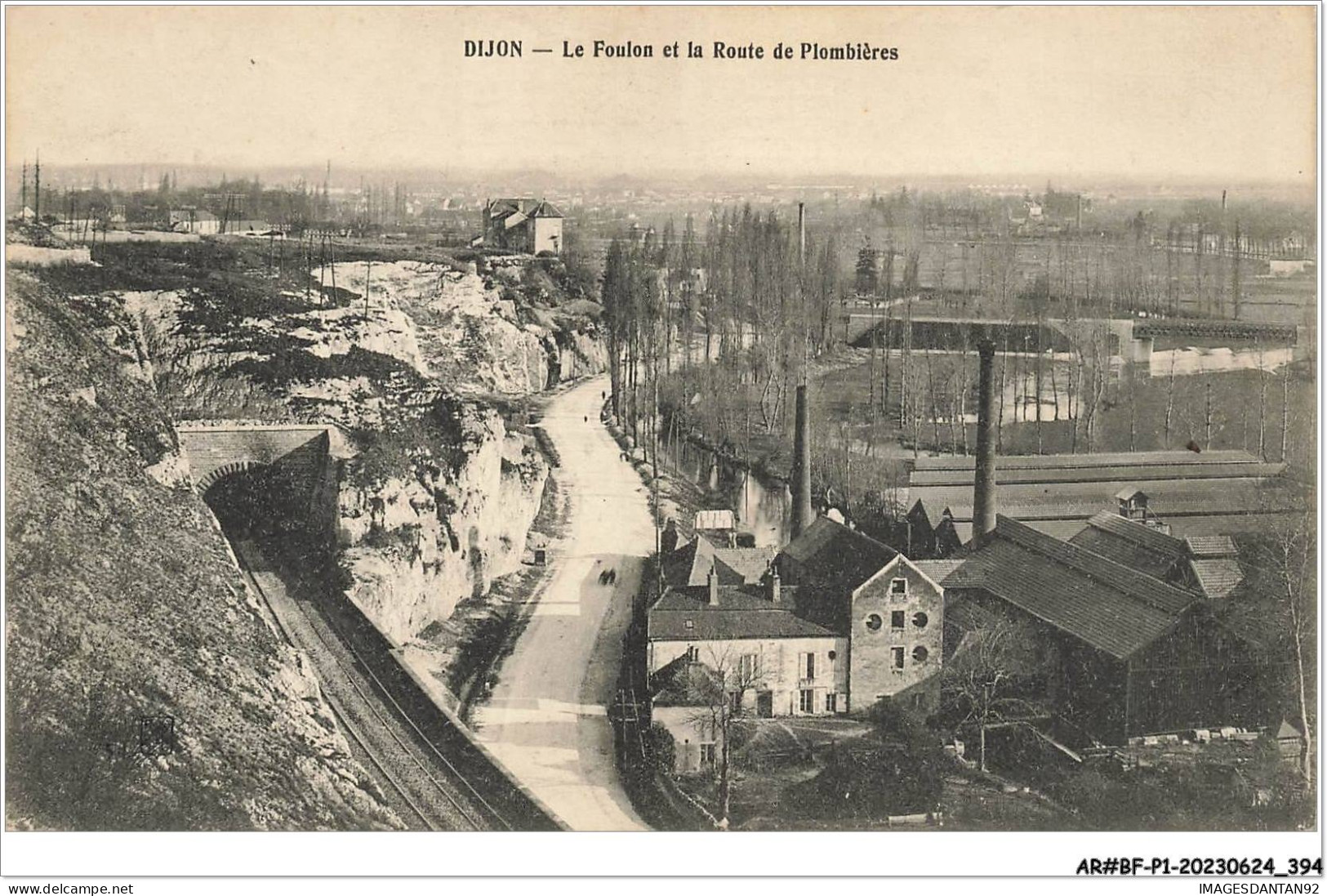 AR#BFP1-21-0198 - DIJON - Le Foulon Et La Route De Plombières - Usine - Dijon