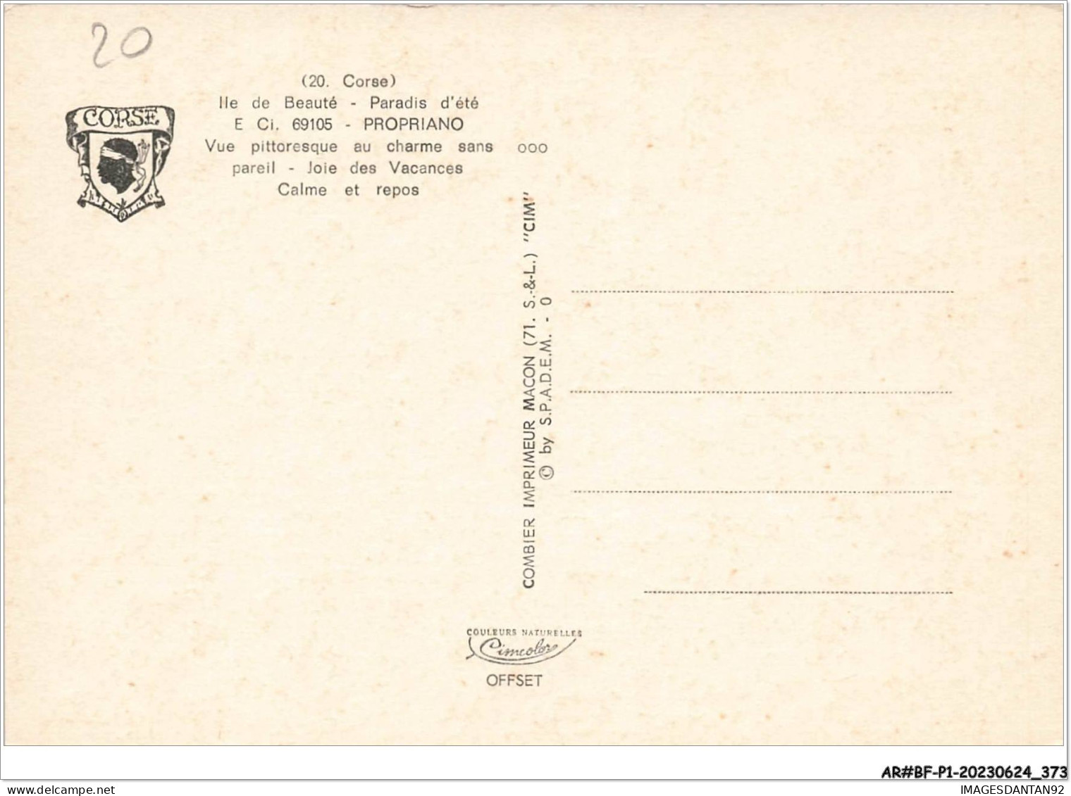 AR#BFP1-20-0187 - PROPRIANO - Vue Pittoresque Au Charme Sans Pareil - Joie Des Vacances Calme Et Repos - Other & Unclassified