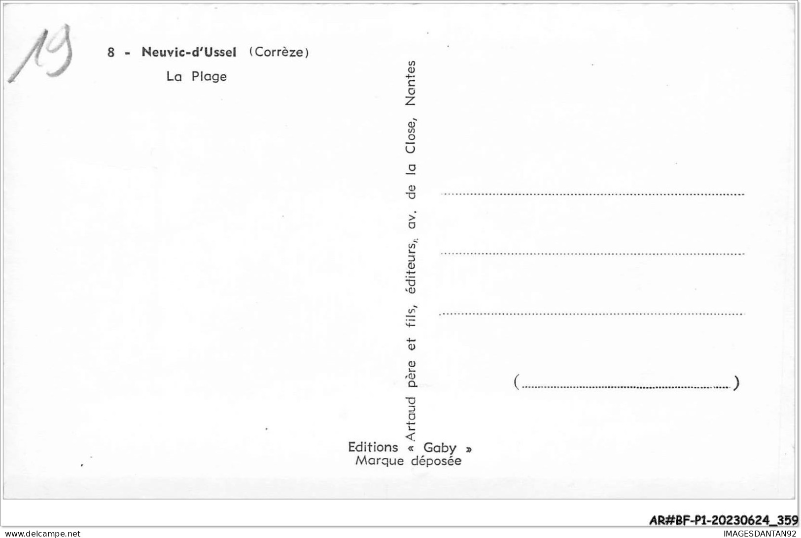 AR#BFP1-19-0180 - NEUVIC-D'USSEL - La Plage - Ussel