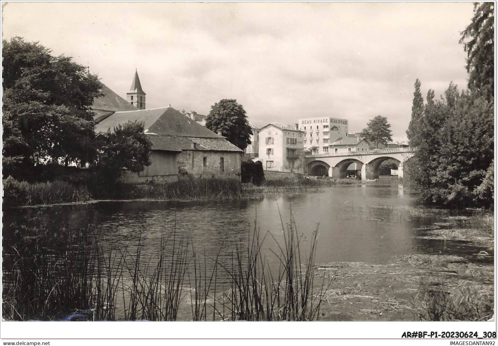 AR#BFP1-16-0155 - MANSLE - La Charente - Vue Sur Le Pont Et Beau-Rivage - Mansle