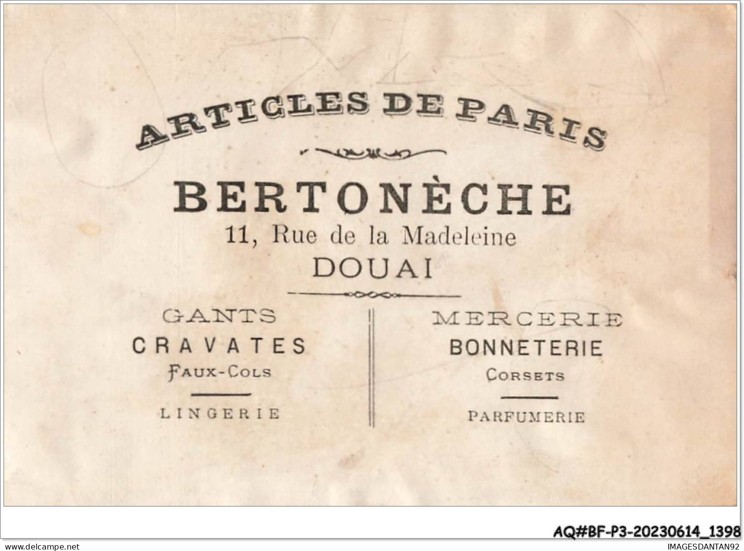 AQ#BFP3-CHROMOS-0696 - DOUAI - BERTONECHE - La Science A Des Limites Au Délà On Ne Voit Plus Rien MOUTARDE DIJON - Altri & Non Classificati