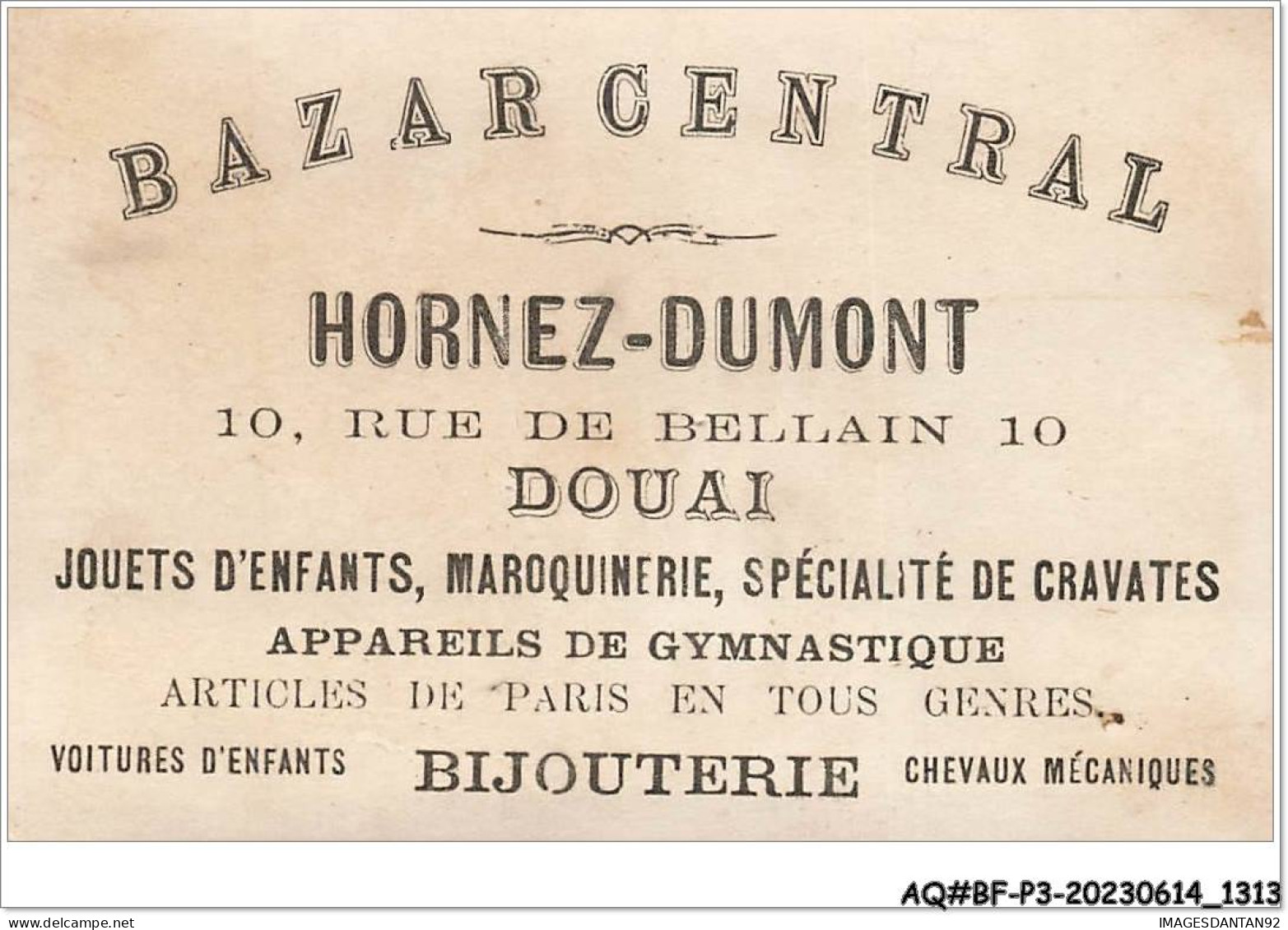 AQ#BFP3-CHROMOS-0653 - DOUAI - HORNEZ-DUMONT - Le Premier Bain - Autres & Non Classés